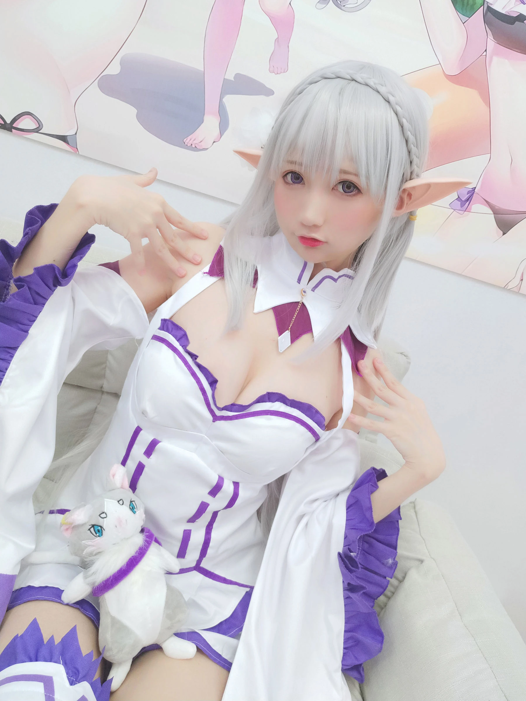NAGISA魔物喵 自摄系列 No.005 艾米莉亚插图3