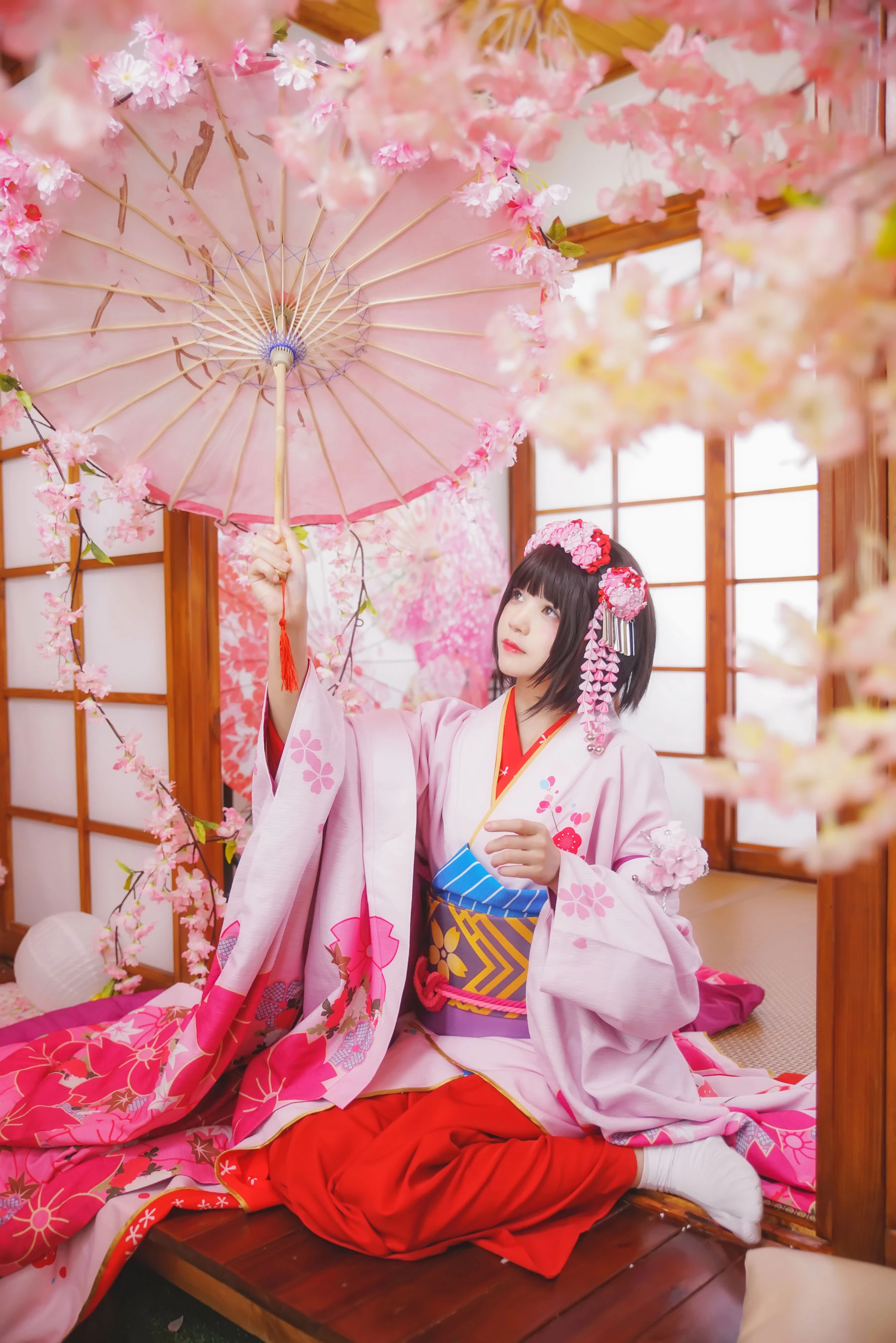 桜桃喵《(加藤惠)和服》插图2