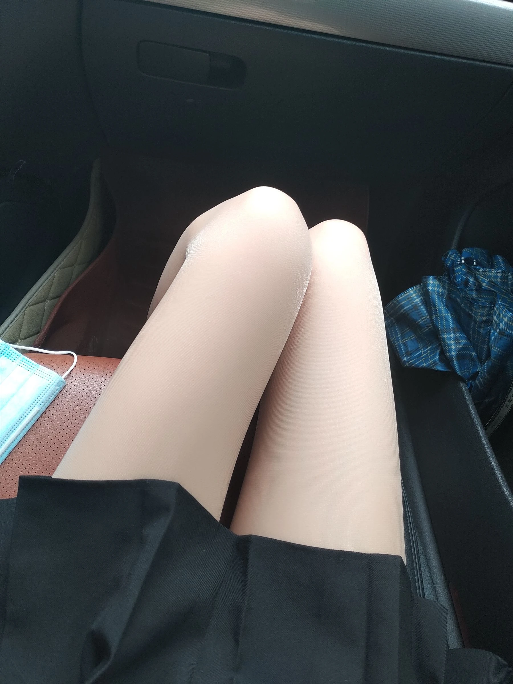 Cos小姐姐雪琪 – 肉丝连衣裙插图1
