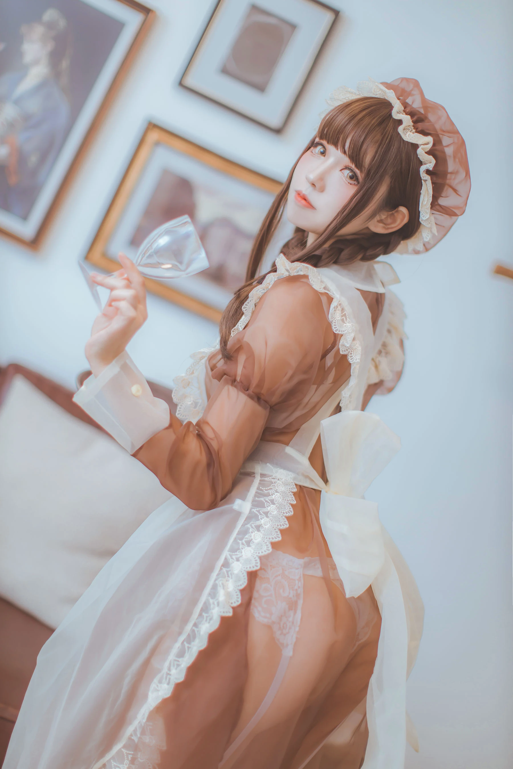Coser衣衣 – 透明女仆插图7