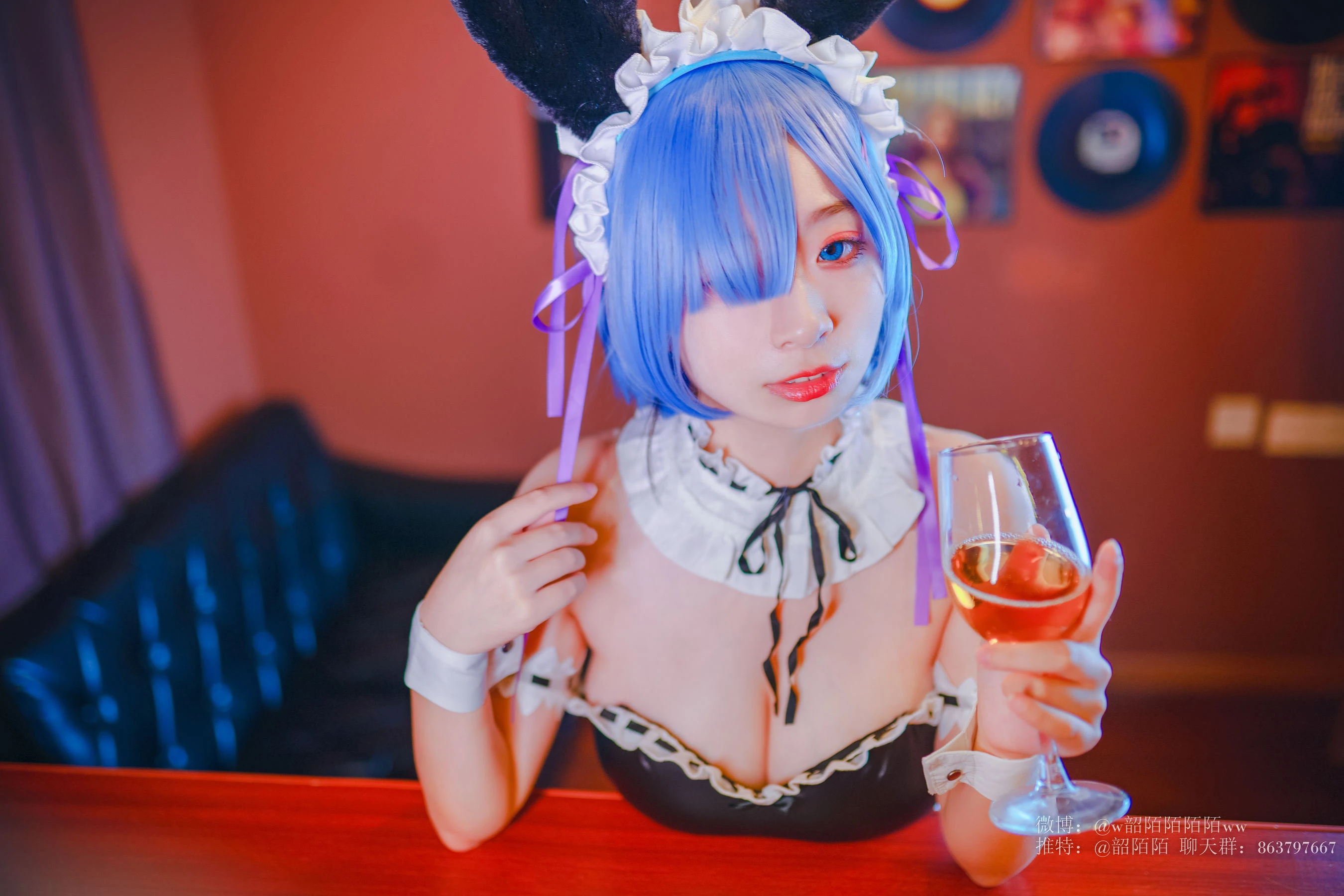Cosplay美女韶陌陌 雷姆插图7