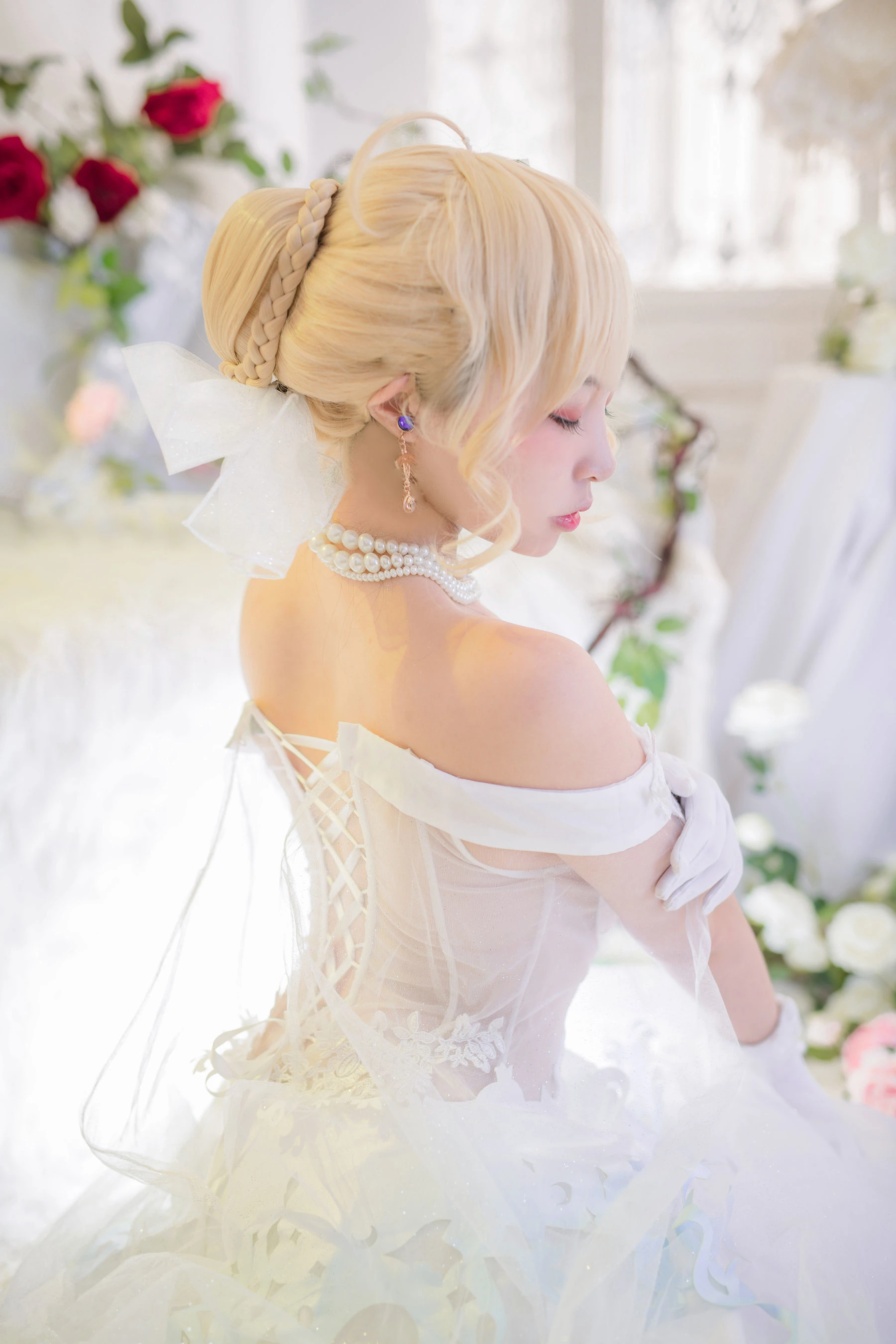 人气Coser二佐Nisa 花嫁插图4