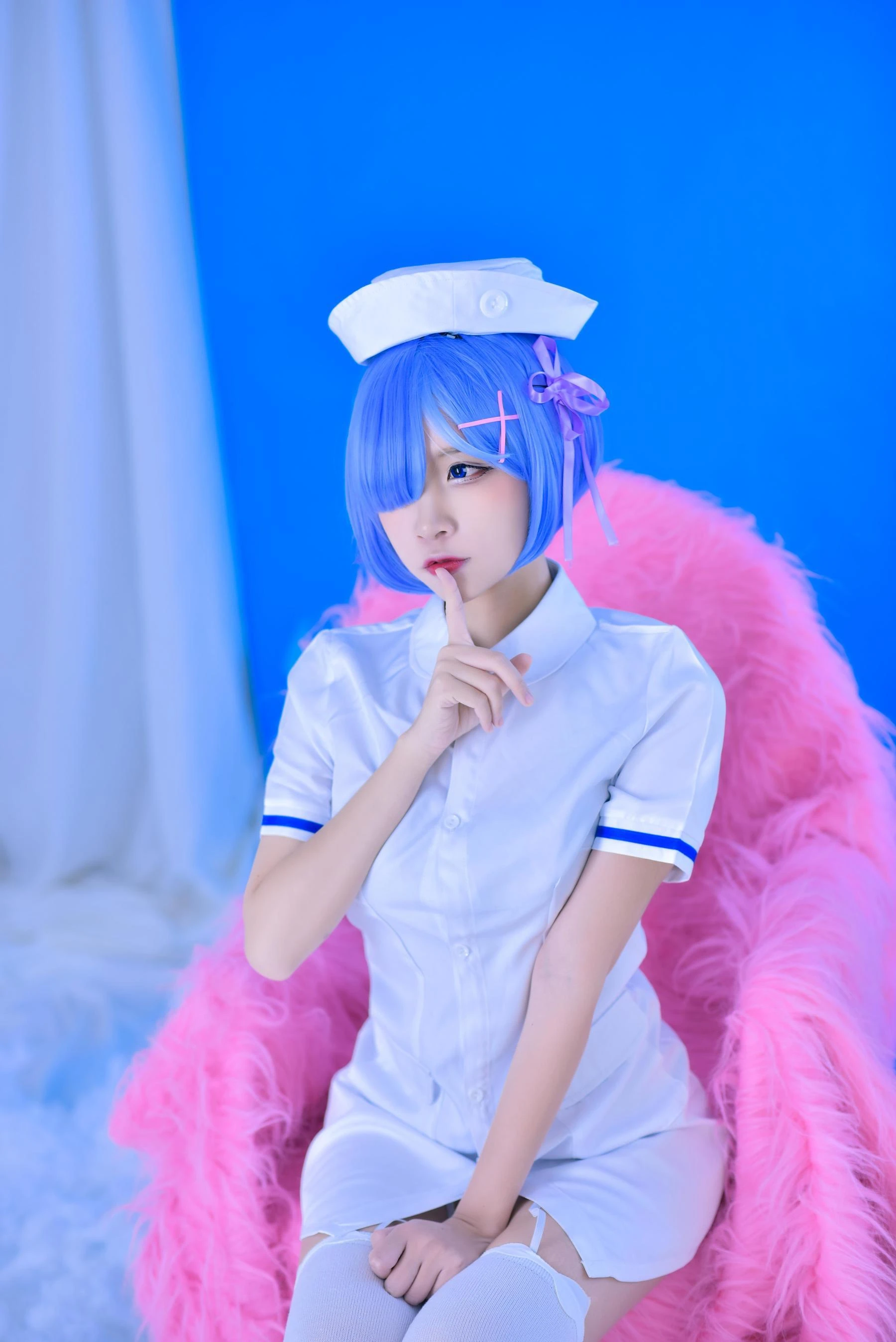 人气Coser二佐Nisa 蕾姆护士插图8