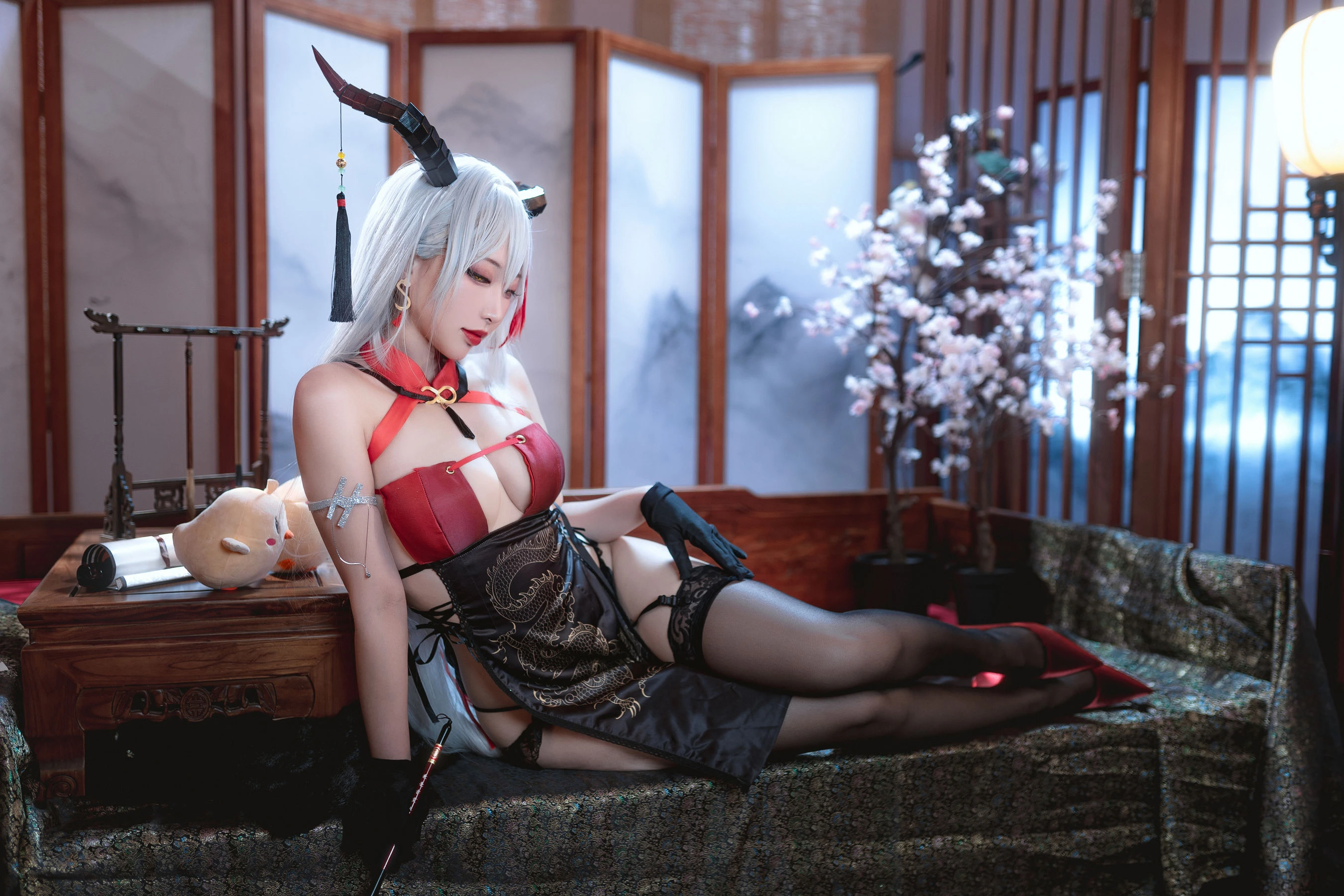 宫本桜 – 埃吉尔旗袍 [30P]插图5