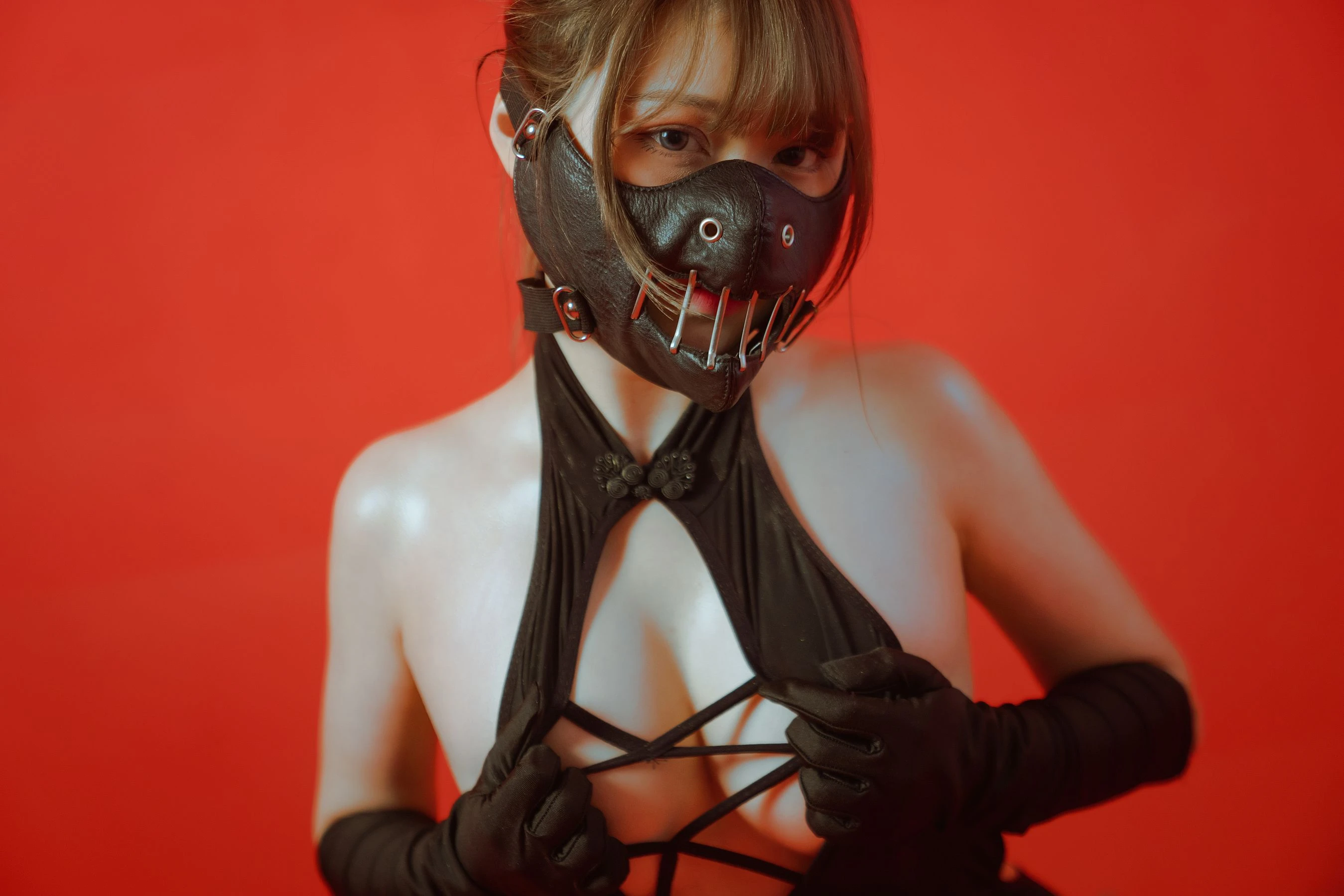 七月喵子 – 被捆的忍者插图2