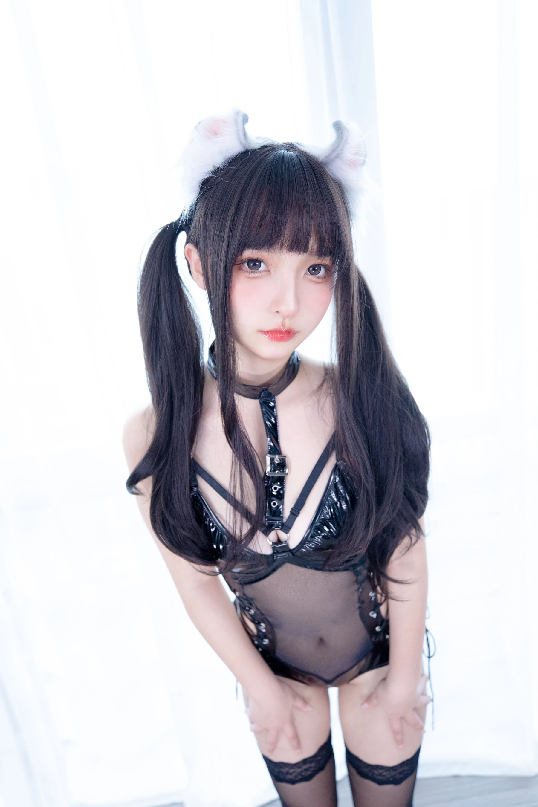 萝莉神楽板真冬 黑丝与黑胶高清在线免费欣赏–微密图社-微密图社