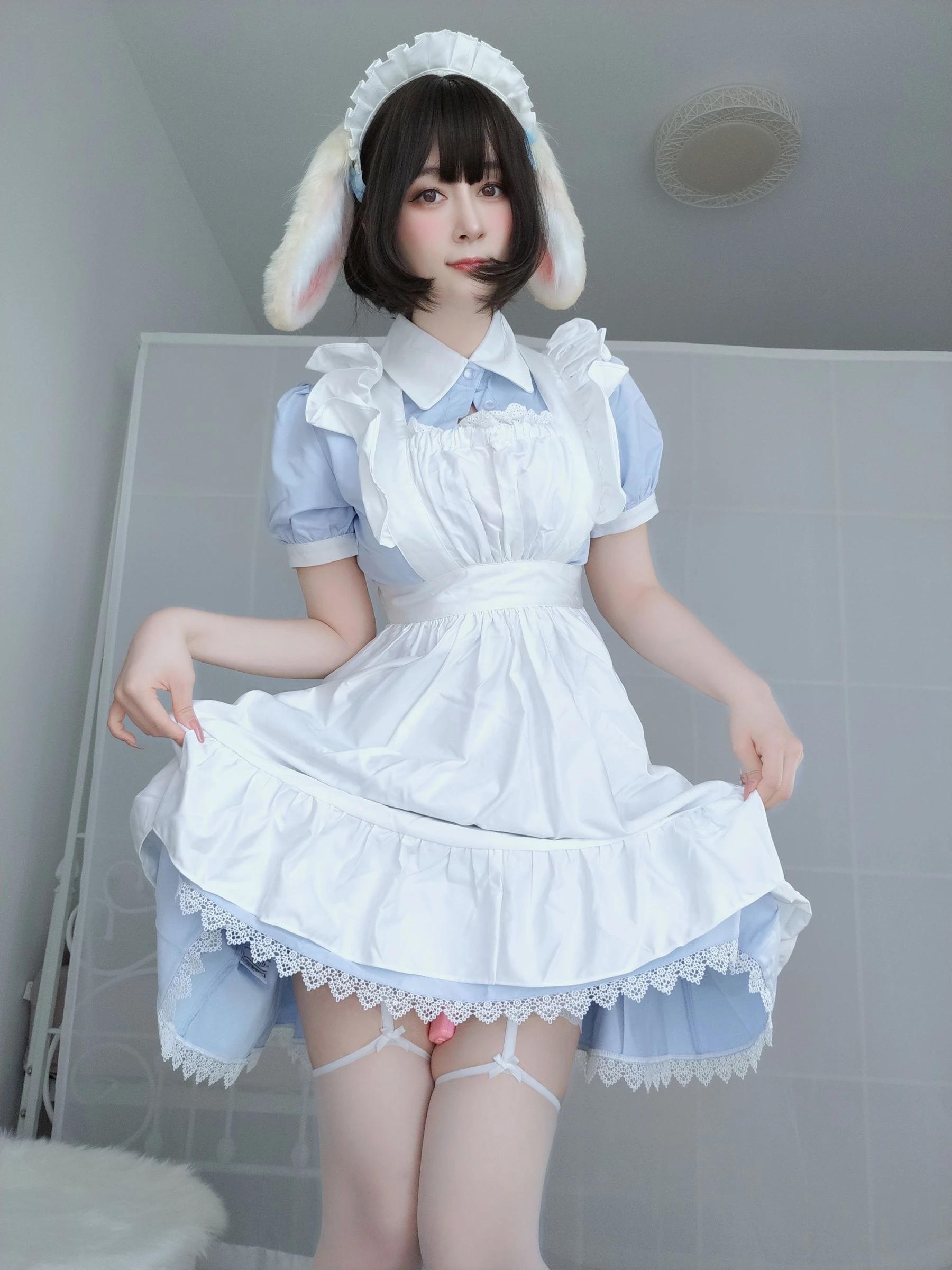 Coser小姐姐白银 – 兔女仆插图7