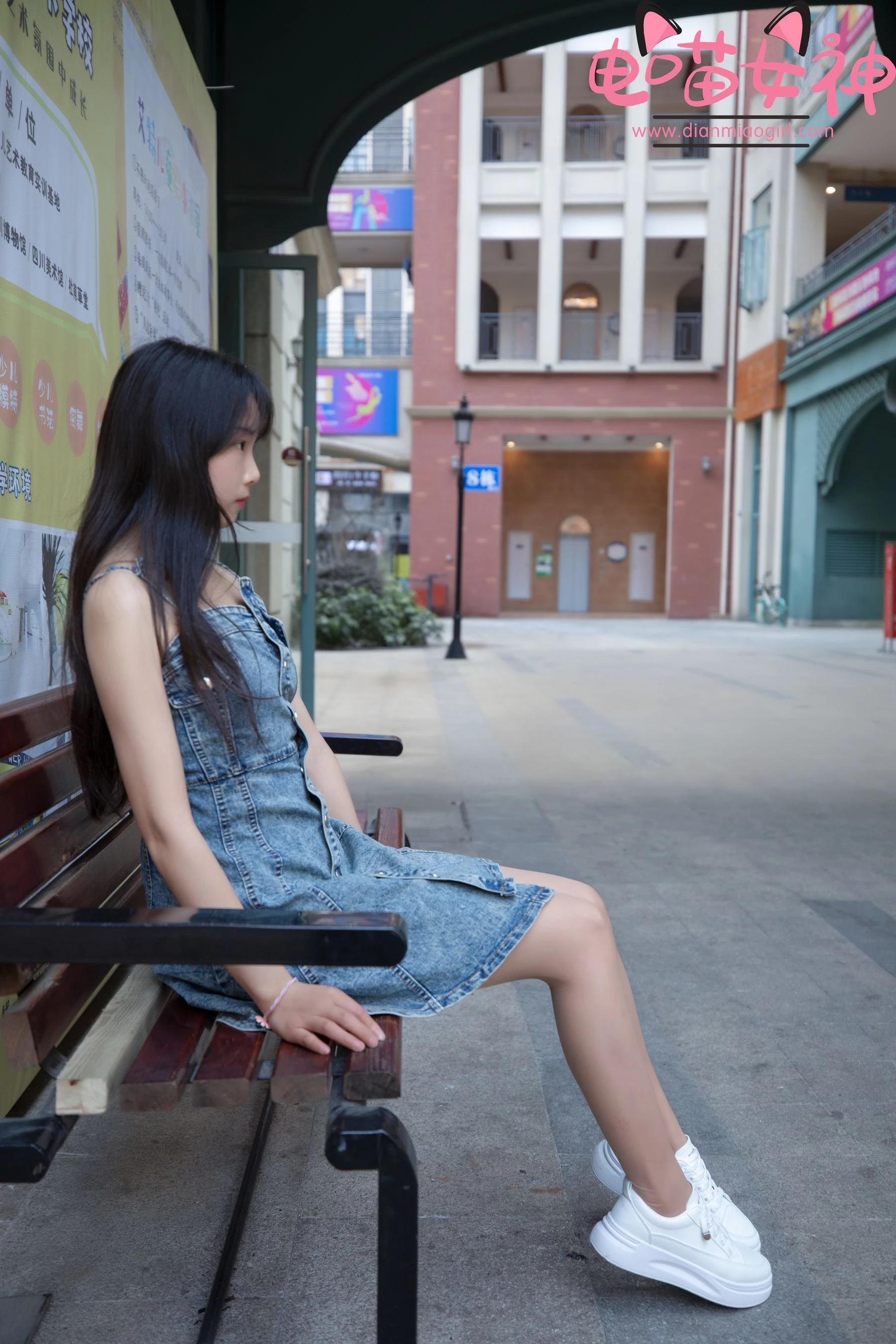 电喵女神 – 灵唯 稚嫩小白鞋插图3