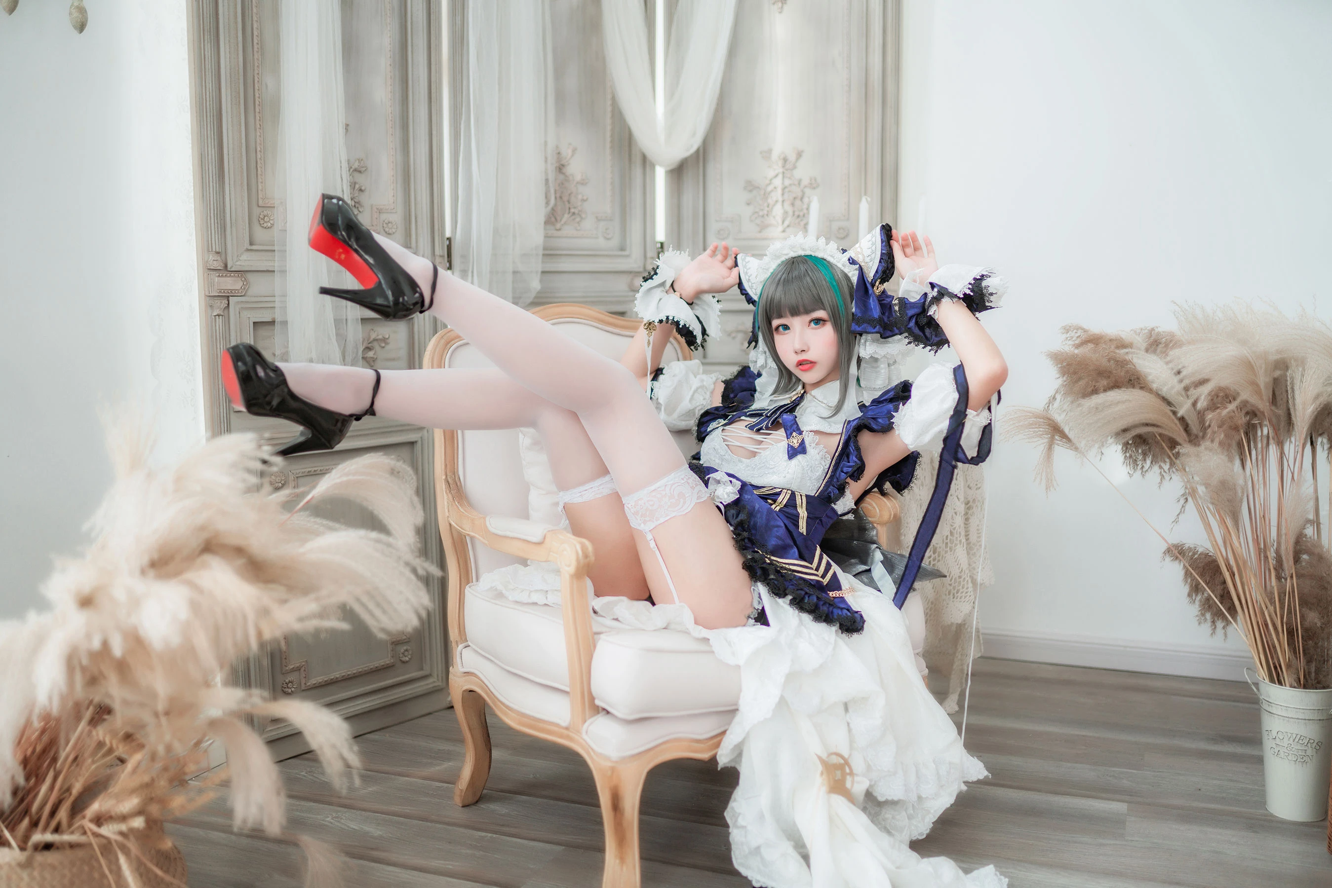 微博妹子Momoko葵葵 – 柴郡插图2