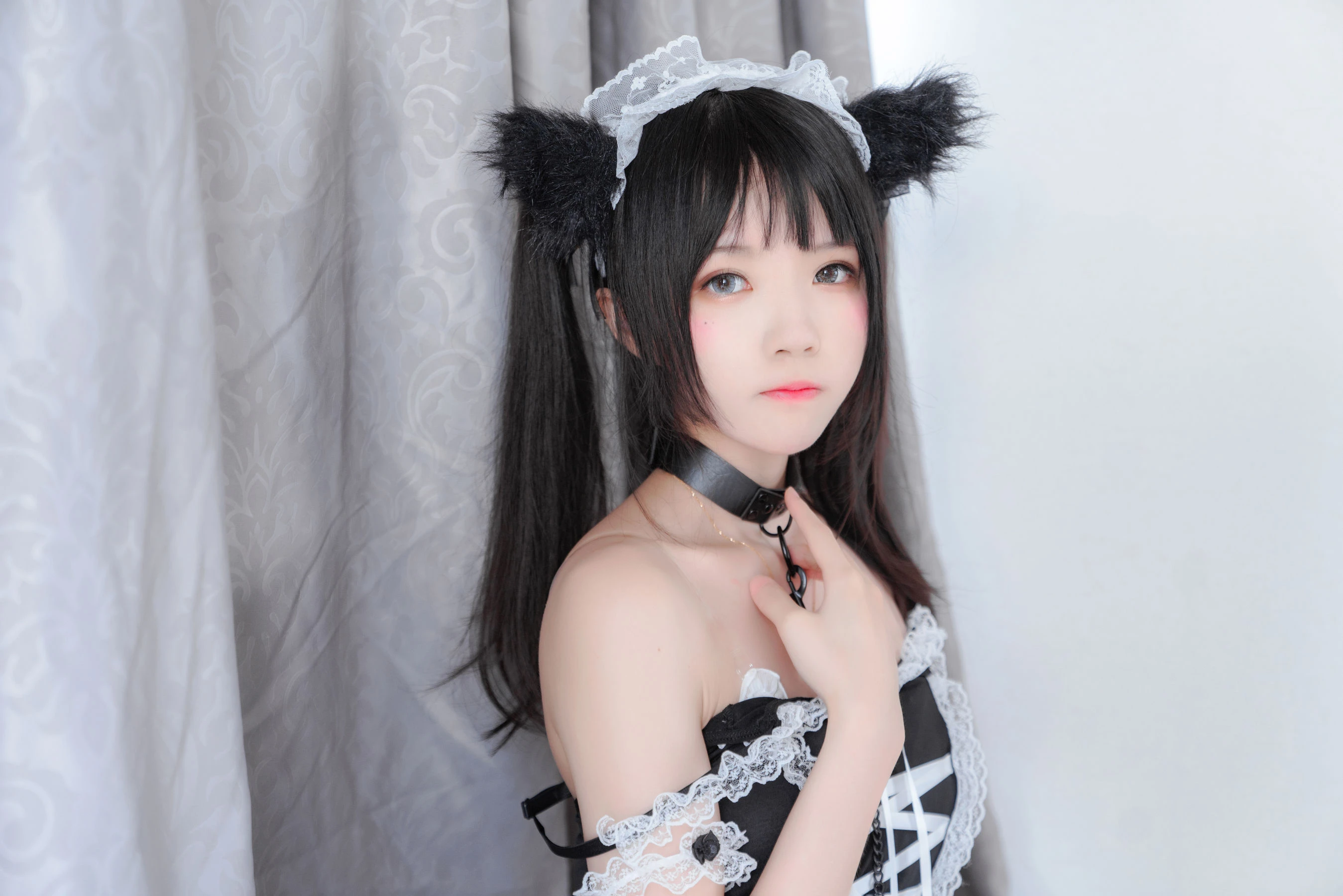 桜桃喵 黑猫妹抖插图1