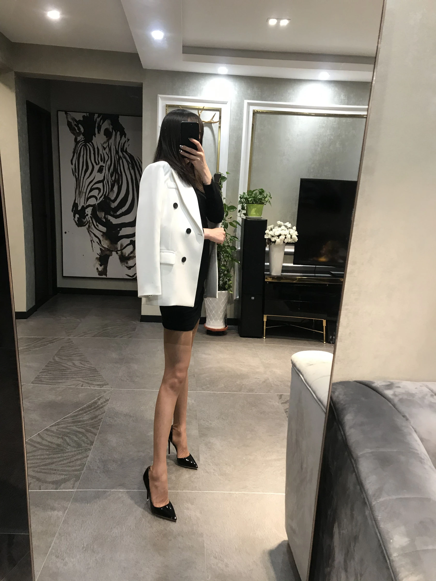 丝足博主麋鹿_Monroe 2020.04.09 桃肉吊袜插图2