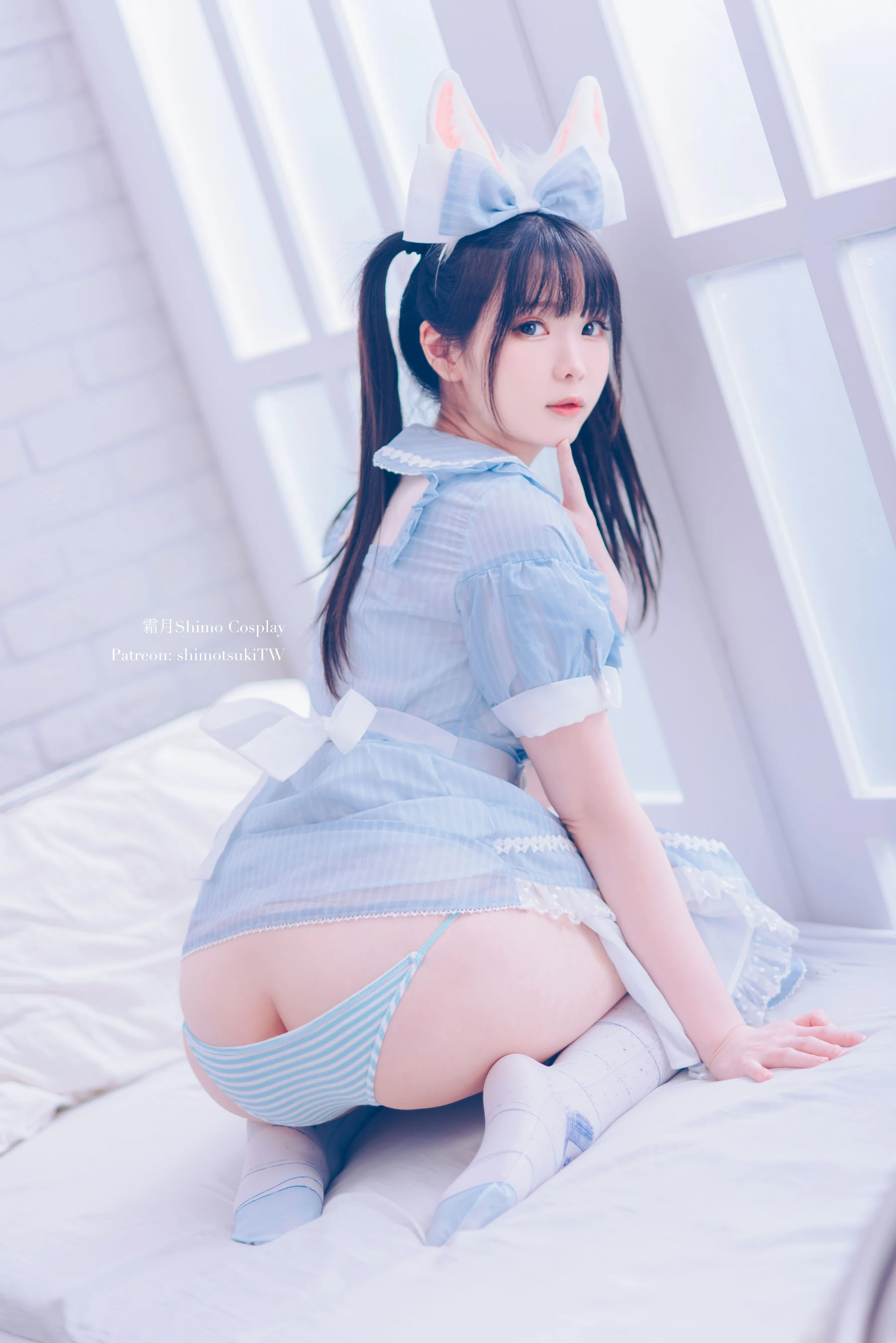 微博妹纸霜月shimo – 女仆裙插图8