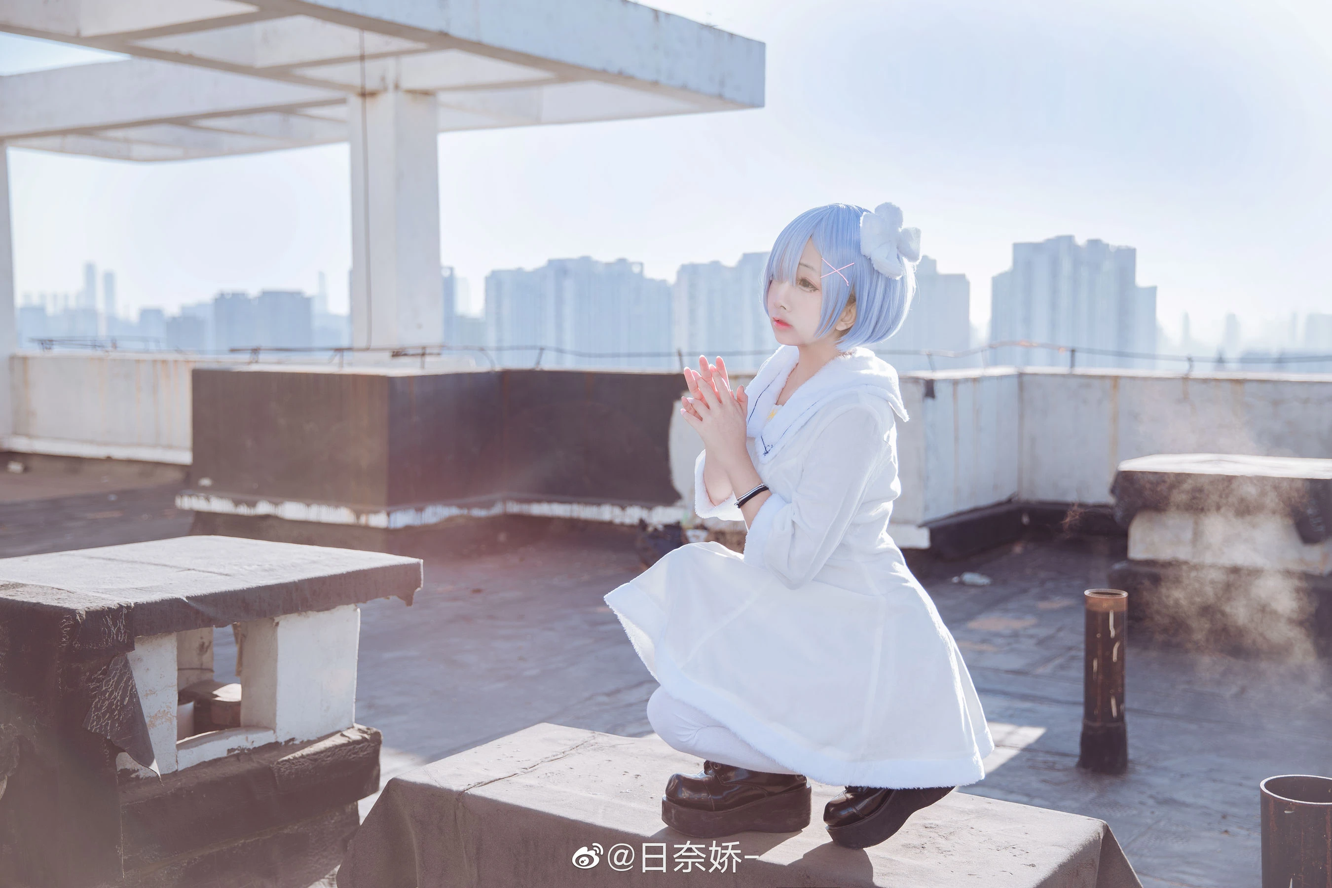 日奈娇 – 蕾姆 白裙 [11P]插图5