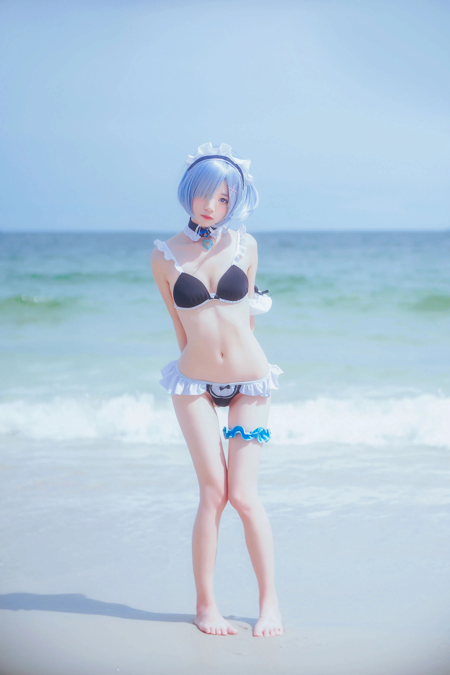 桜桃喵《蕾姆COS》插图6