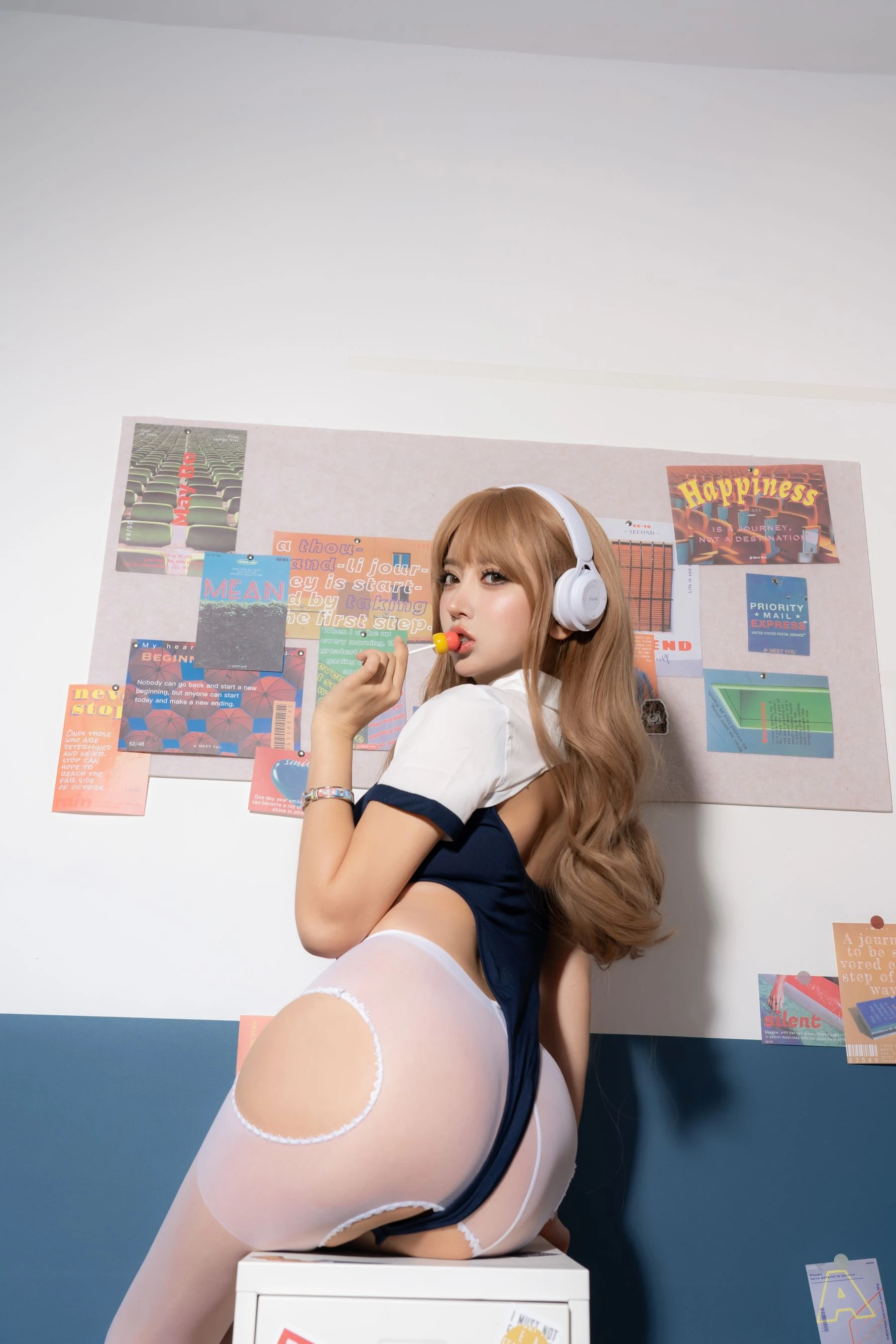斗鱼米线线sama写真 – 甜心恶霸 [57P]插图3