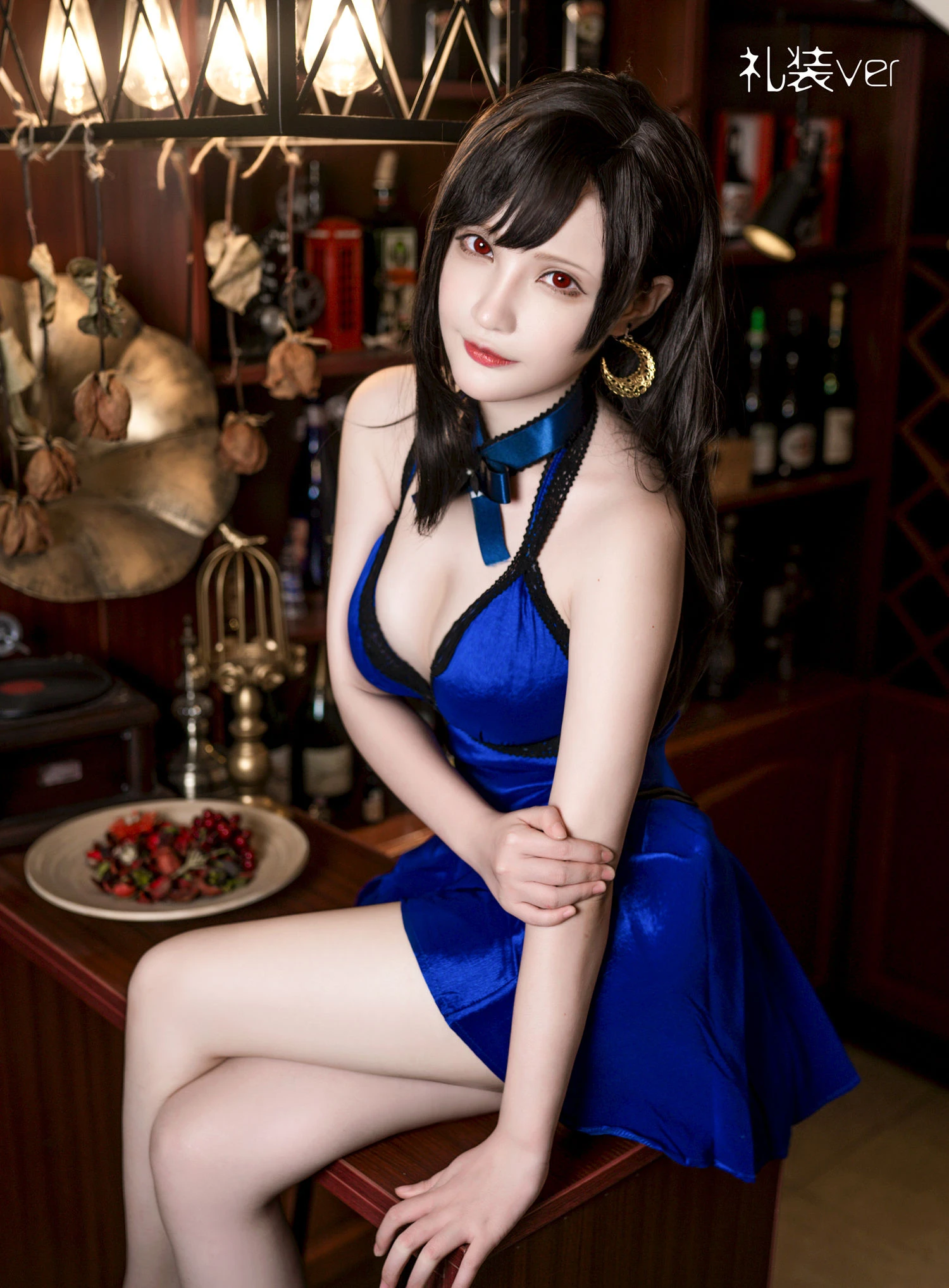 千夜未来（Senya Miku）- 蒂法连衣裙高清在线免费欣赏–微密图社-微密图社