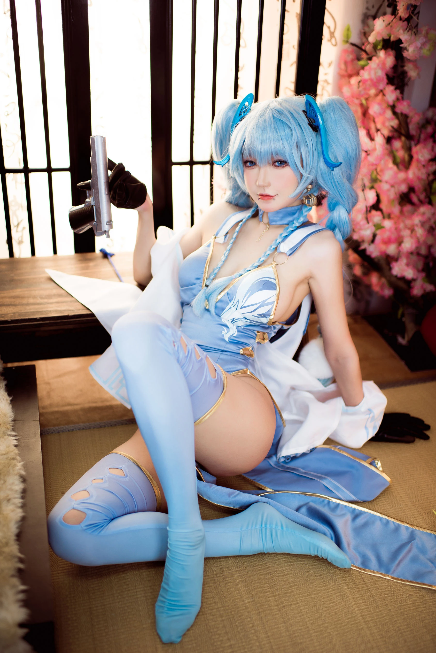 动漫博主阿包也是兔娘 – 少女前线 PA15翠雀媚插图5