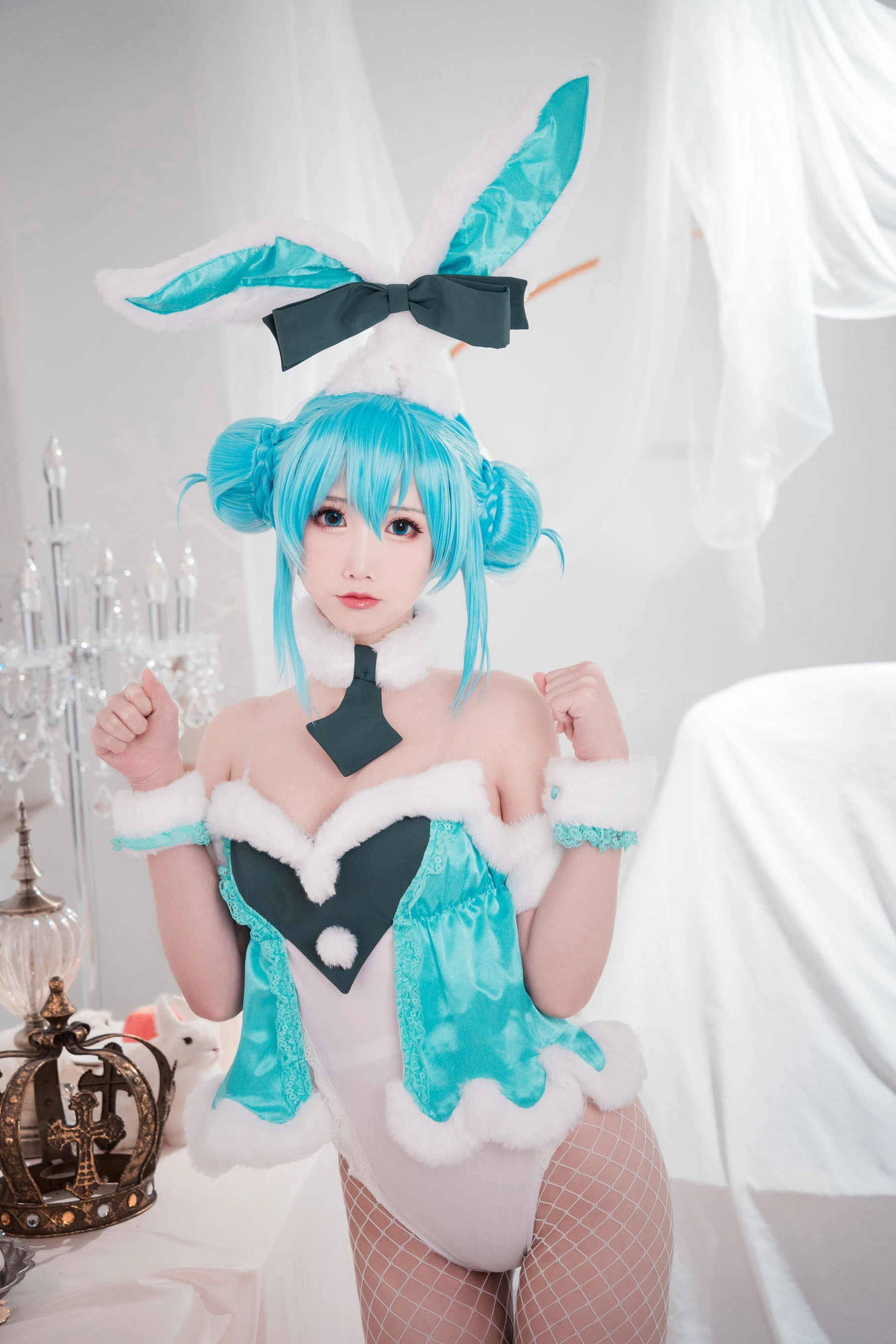 可爱人气Coser面饼仙儿 – 初音兔女郎 [17P]插图6