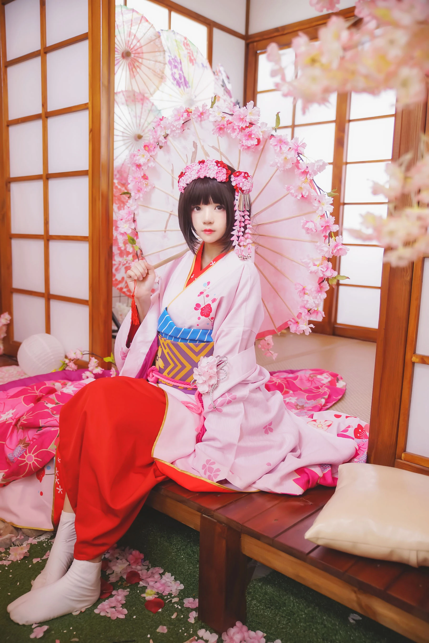 桜桃喵《(加藤惠)和服》插图4