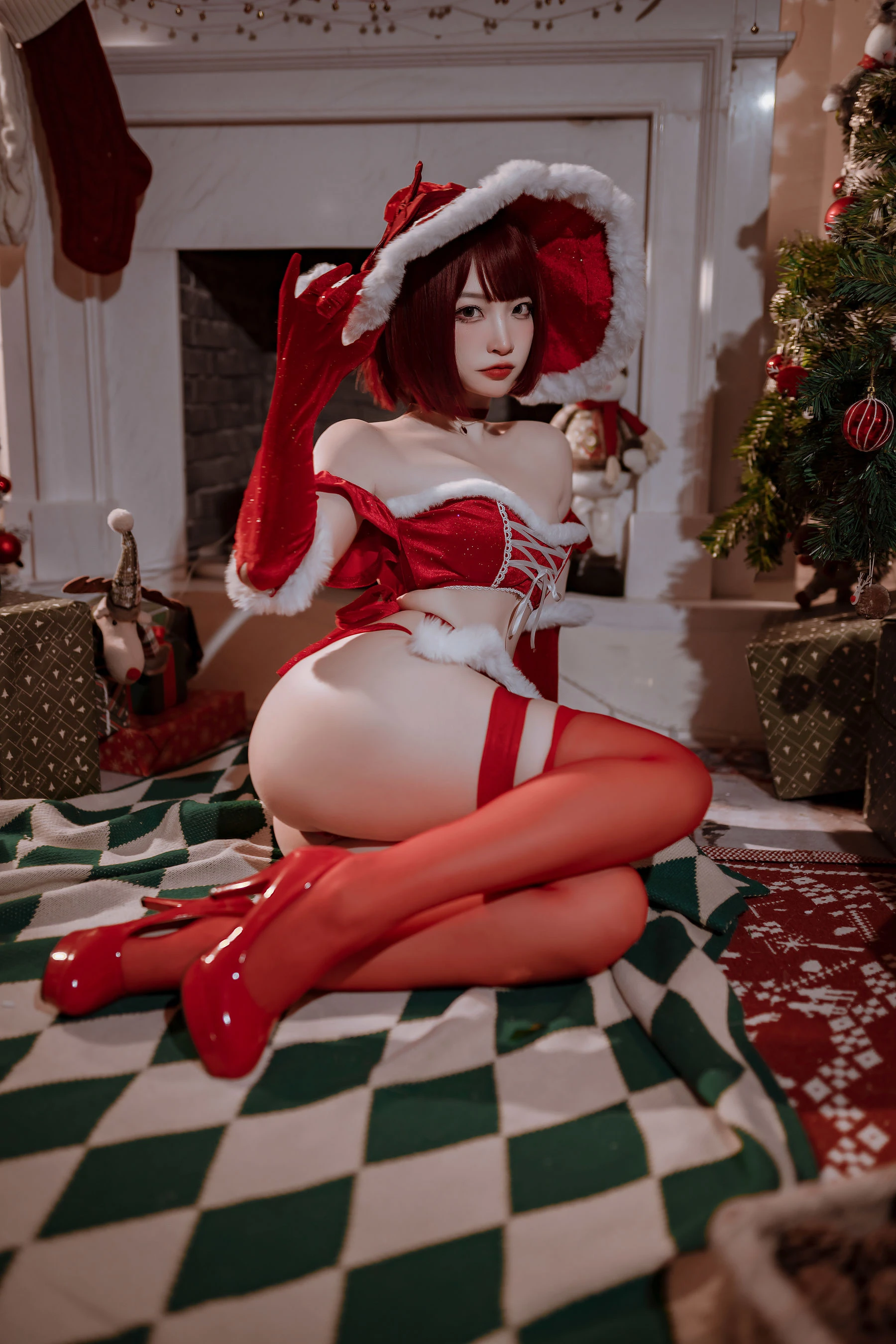 人气Coser二佐Nisa – 圣诞魔女 [36P]插图5