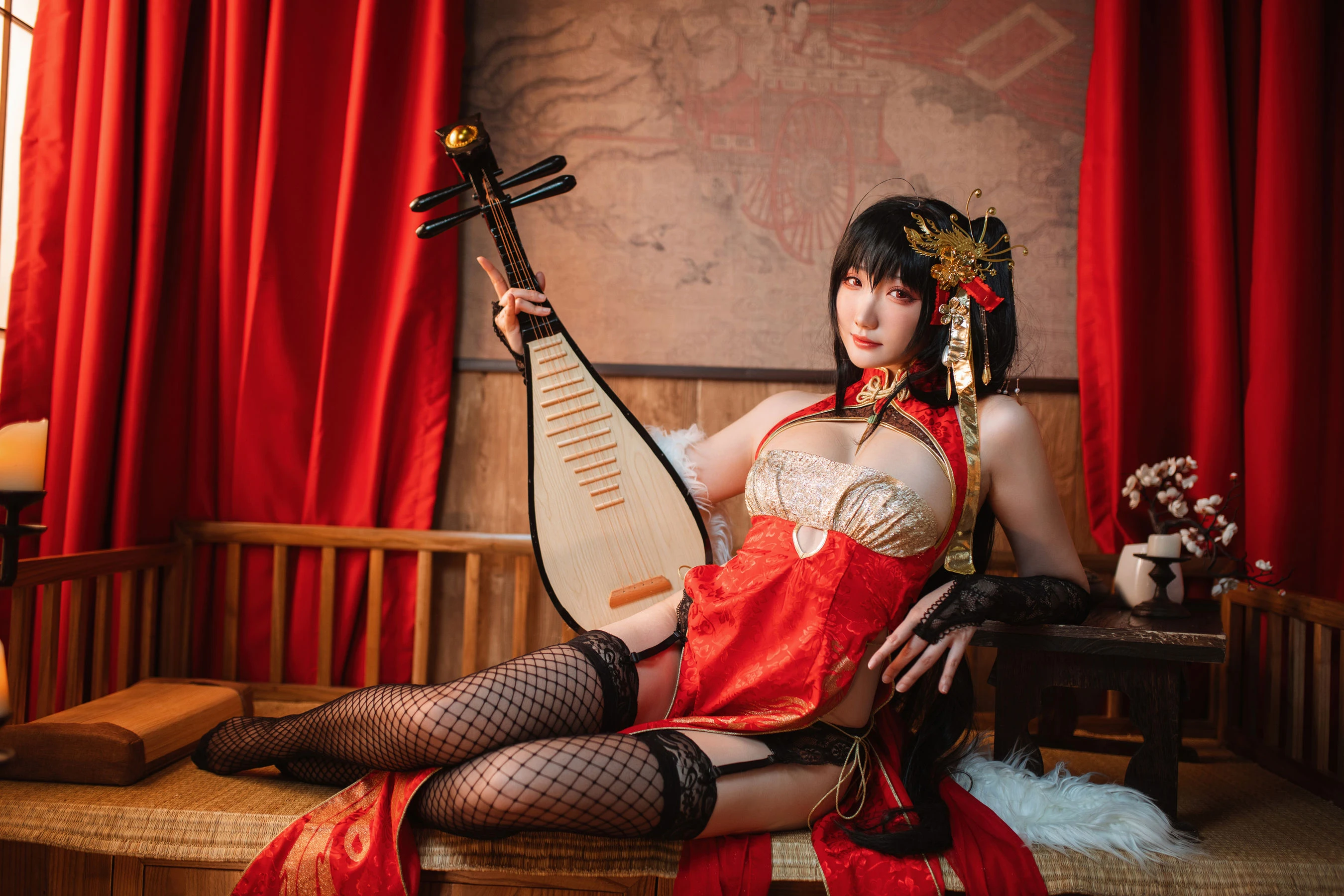 Coser瓜希酱福利 – 大凤旗袍插图4