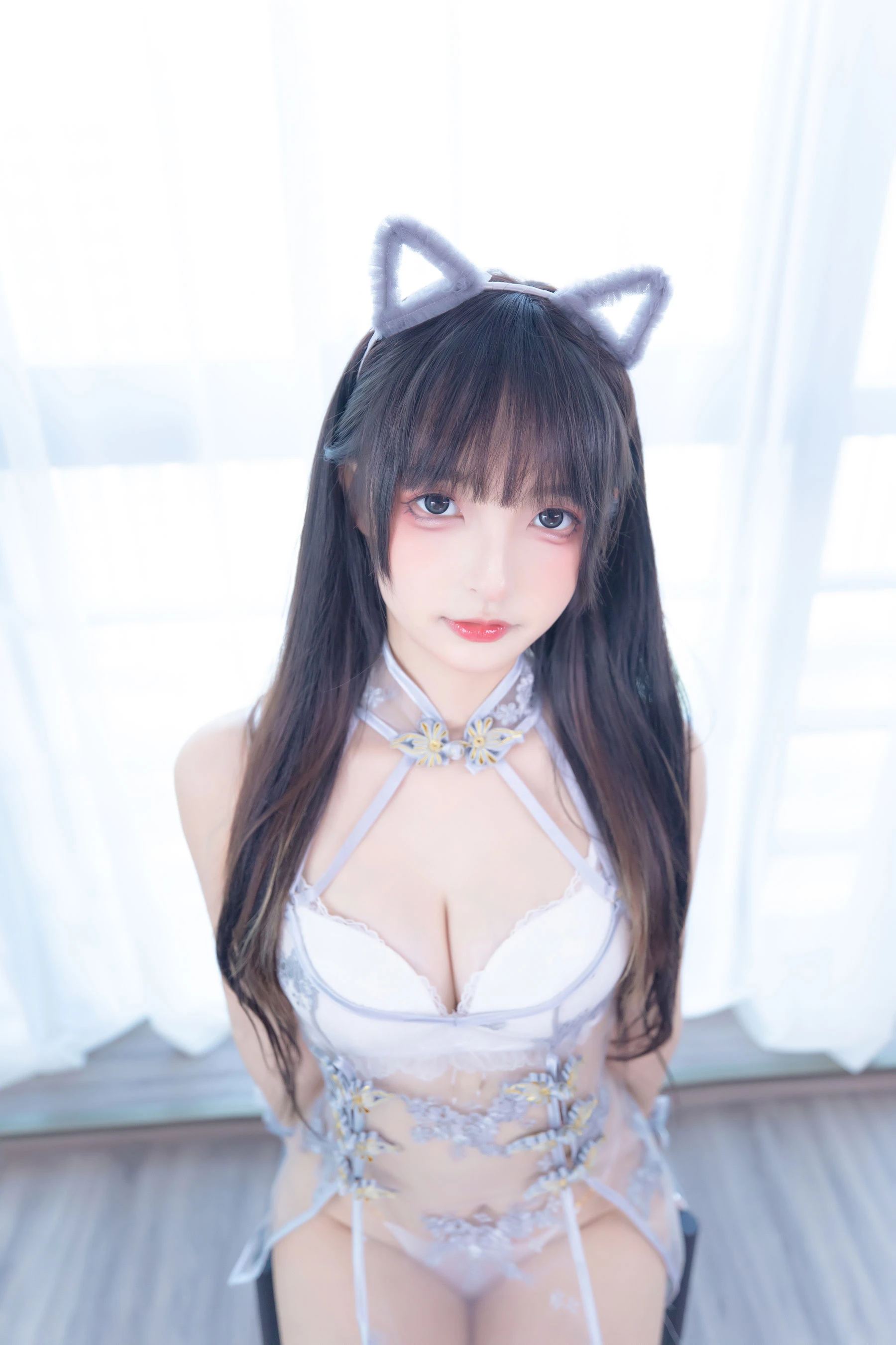 萝莉神楽板真冬 之羞涩喵喵插图3