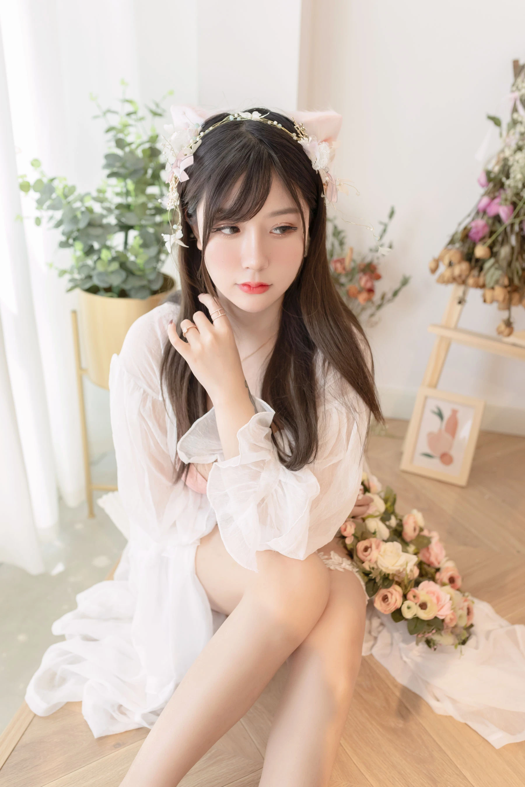 巨乳猫九酱Sakura – 花の贰拾歲插图8