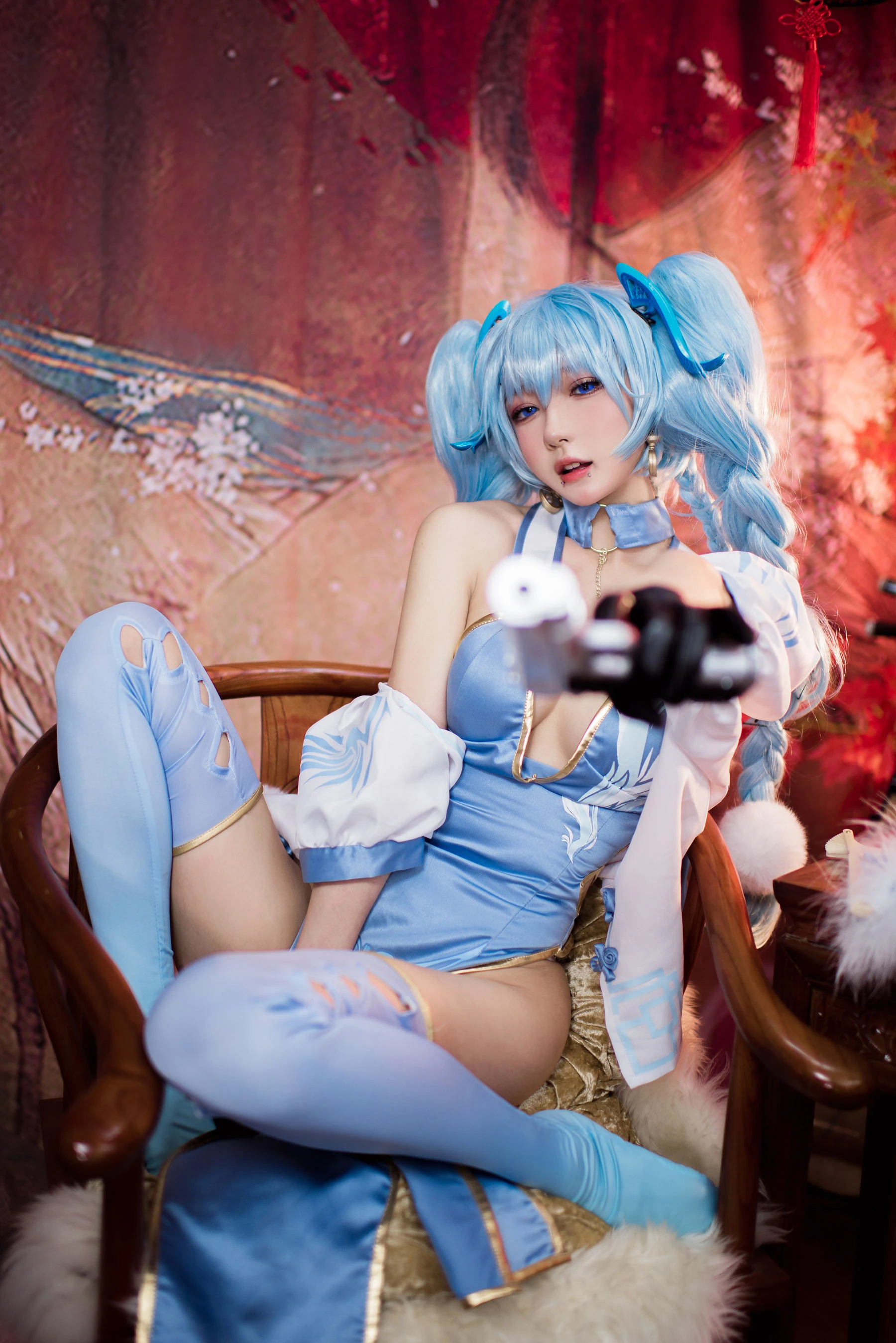 动漫博主阿包也是兔娘 – 少女前线 PA15翠雀媚插图6