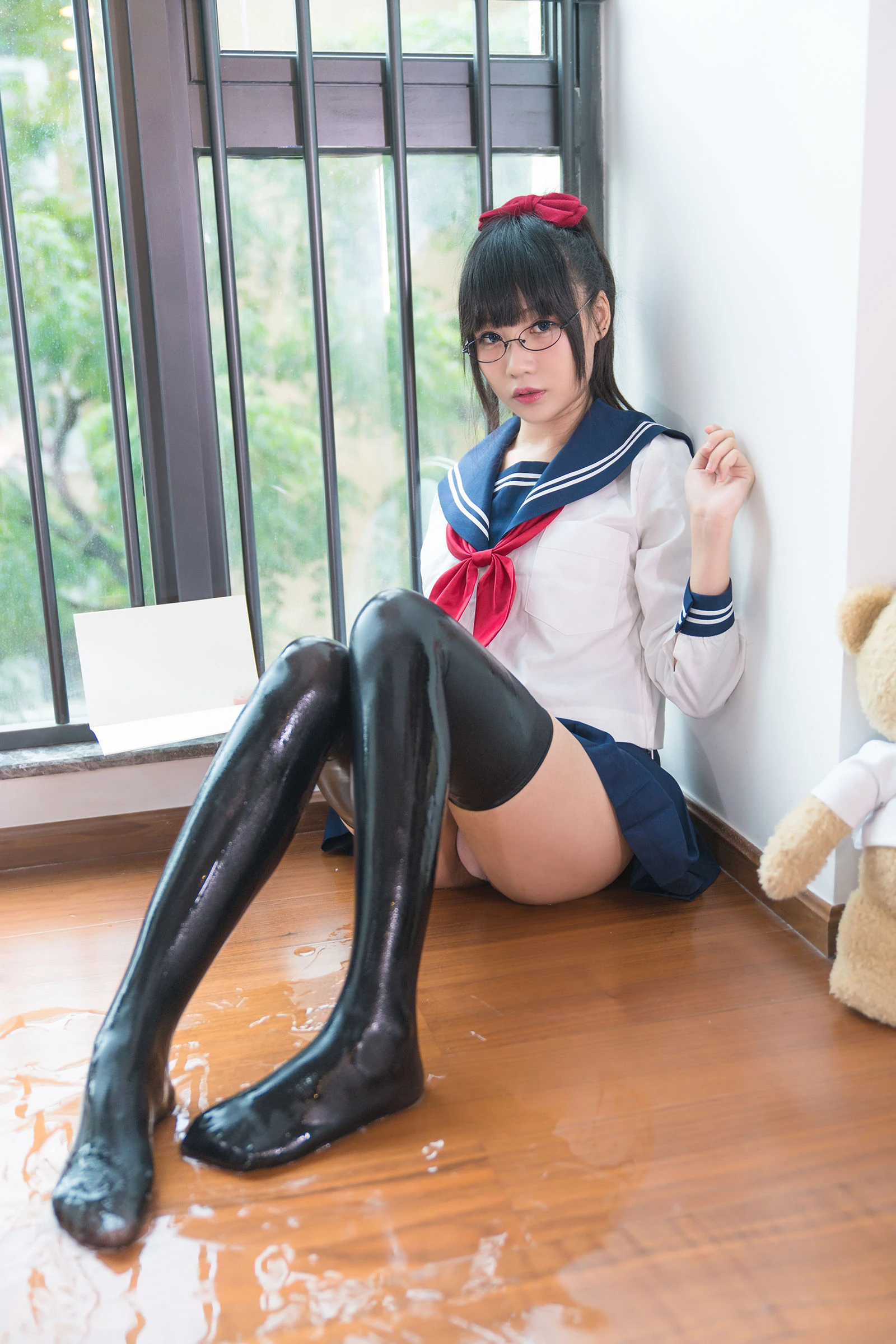 銘銘Kizami 湿湿的JK [42P]插图4