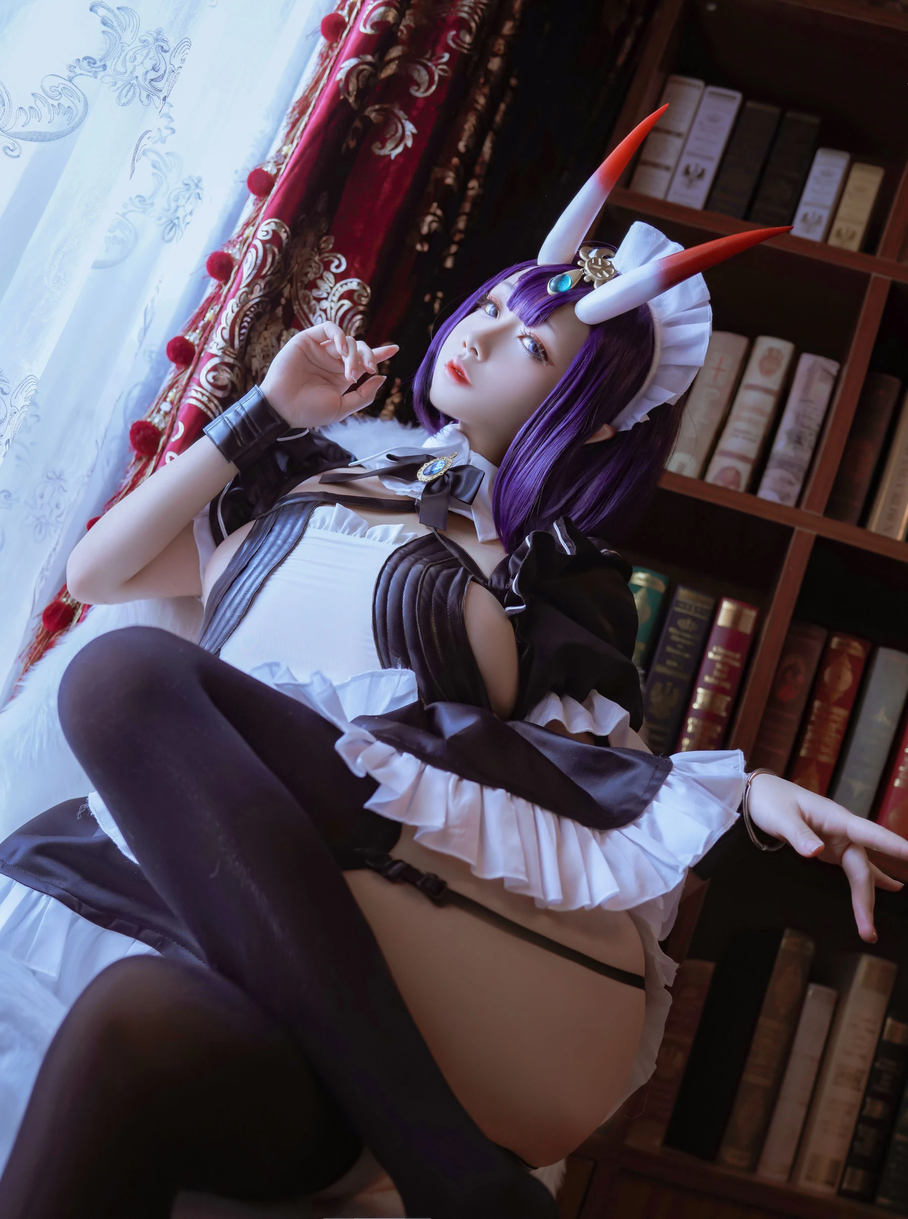 Cosplay日奈娇 酒吞女仆 [41P]高清在线免费欣赏–微密图社-微密图社