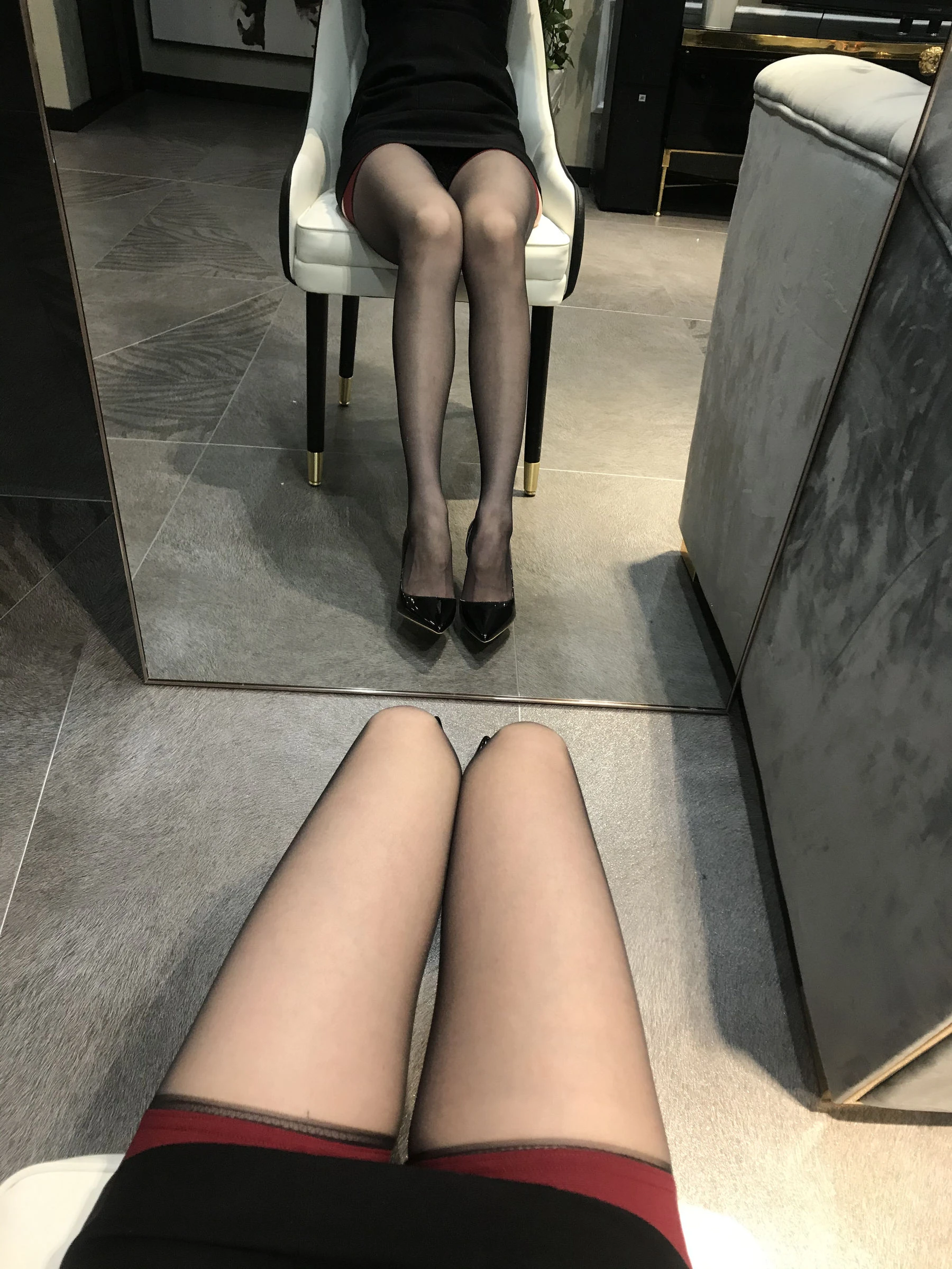 丝足博主麋鹿_Monroe 2020.04.02 黑色丝情插图5