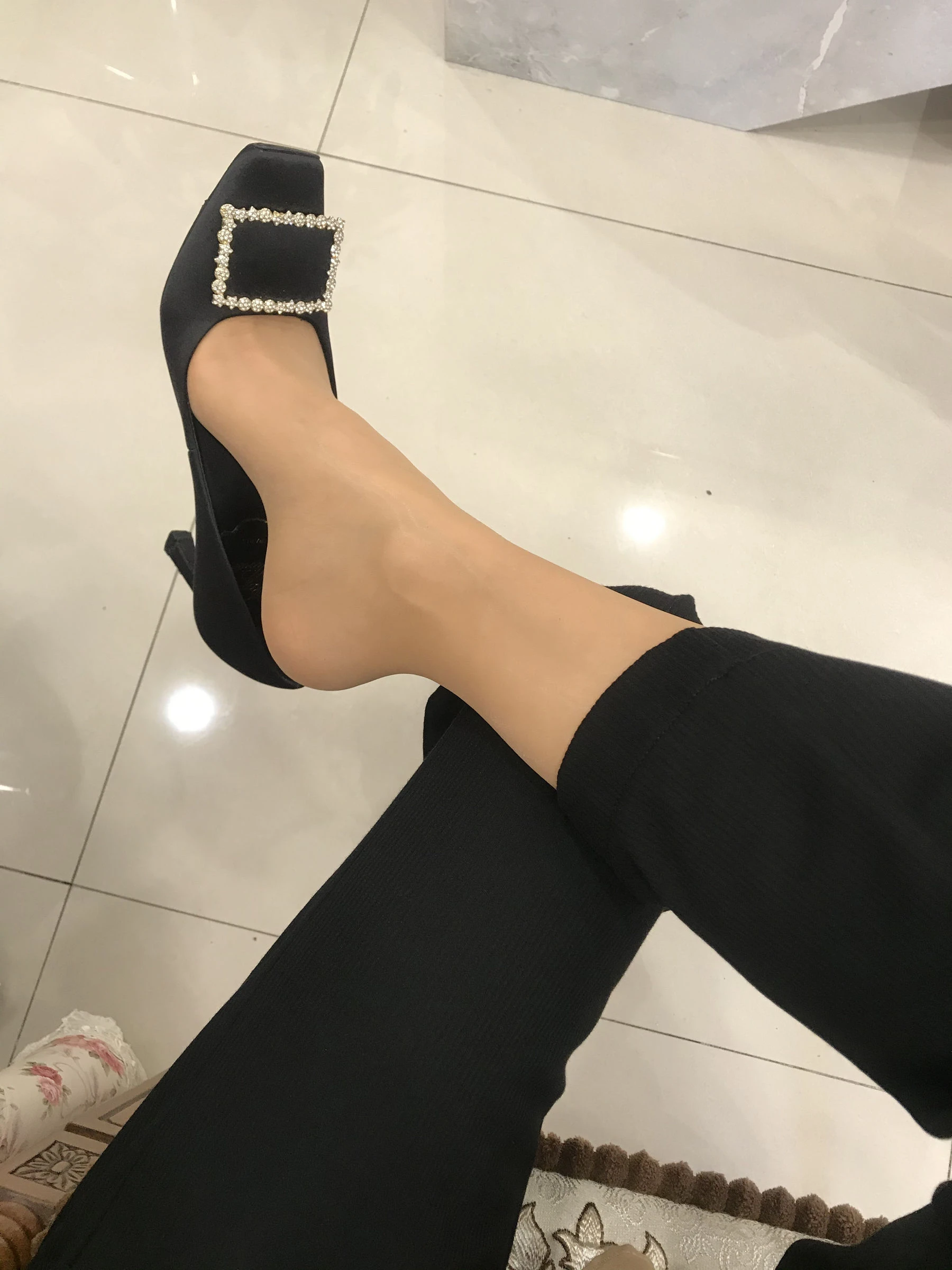 丝足博主麋鹿_Monroe 2020.05.05 亮丝美腿插图4