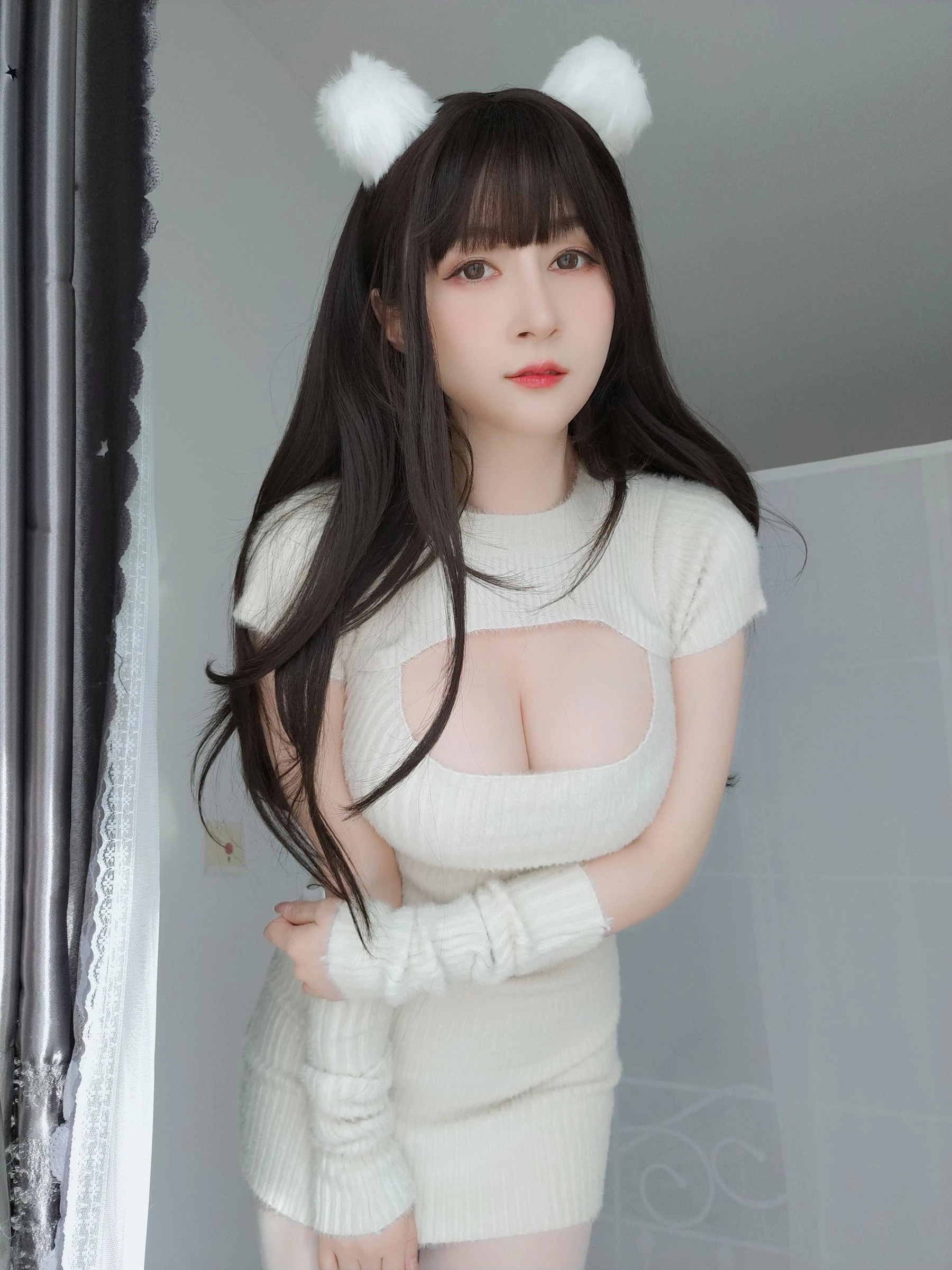 Coser小姐姐白银 – 白い真珠插图7
