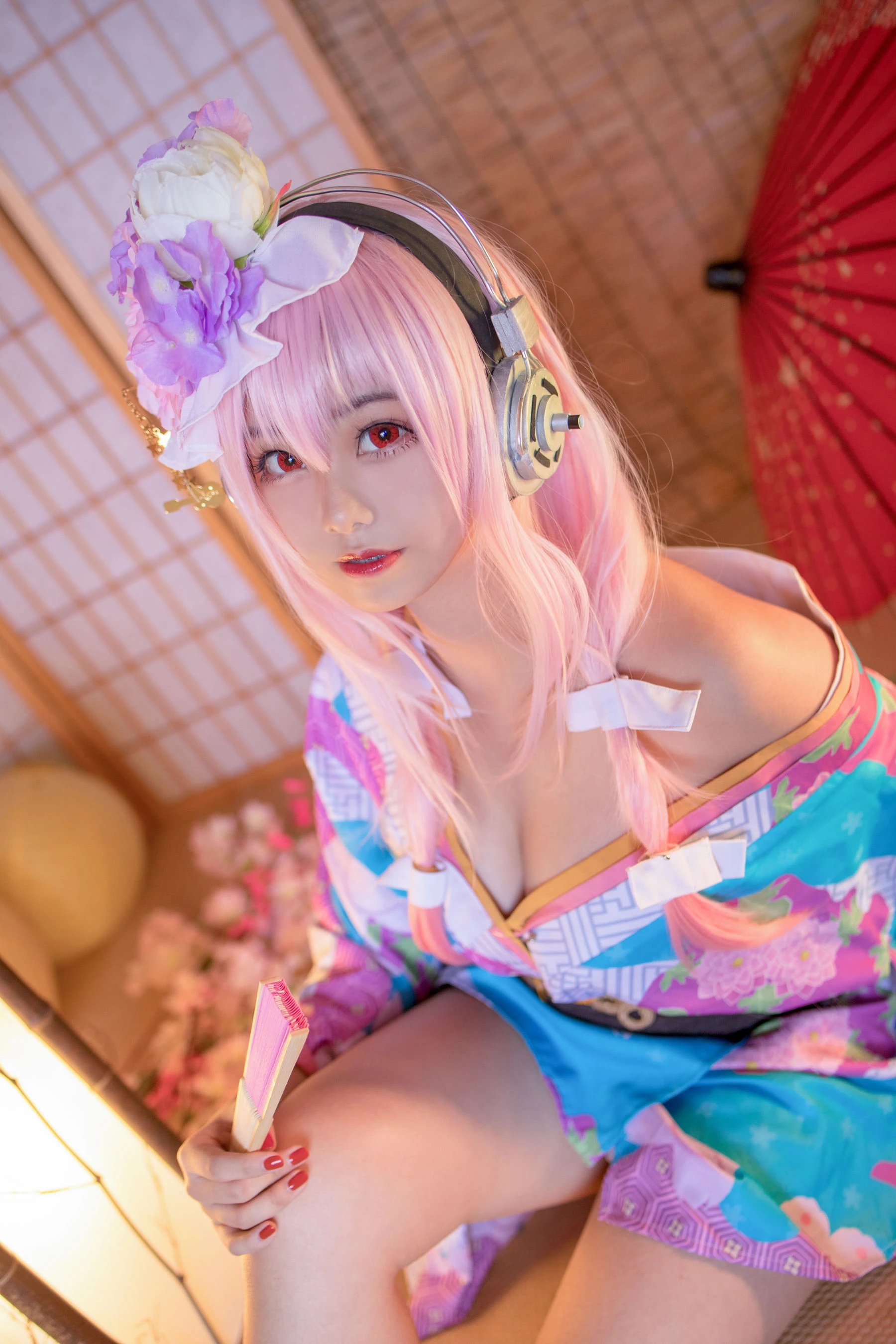 萌系小姐姐蜜汁猫裘 – 索尼子和服插图6