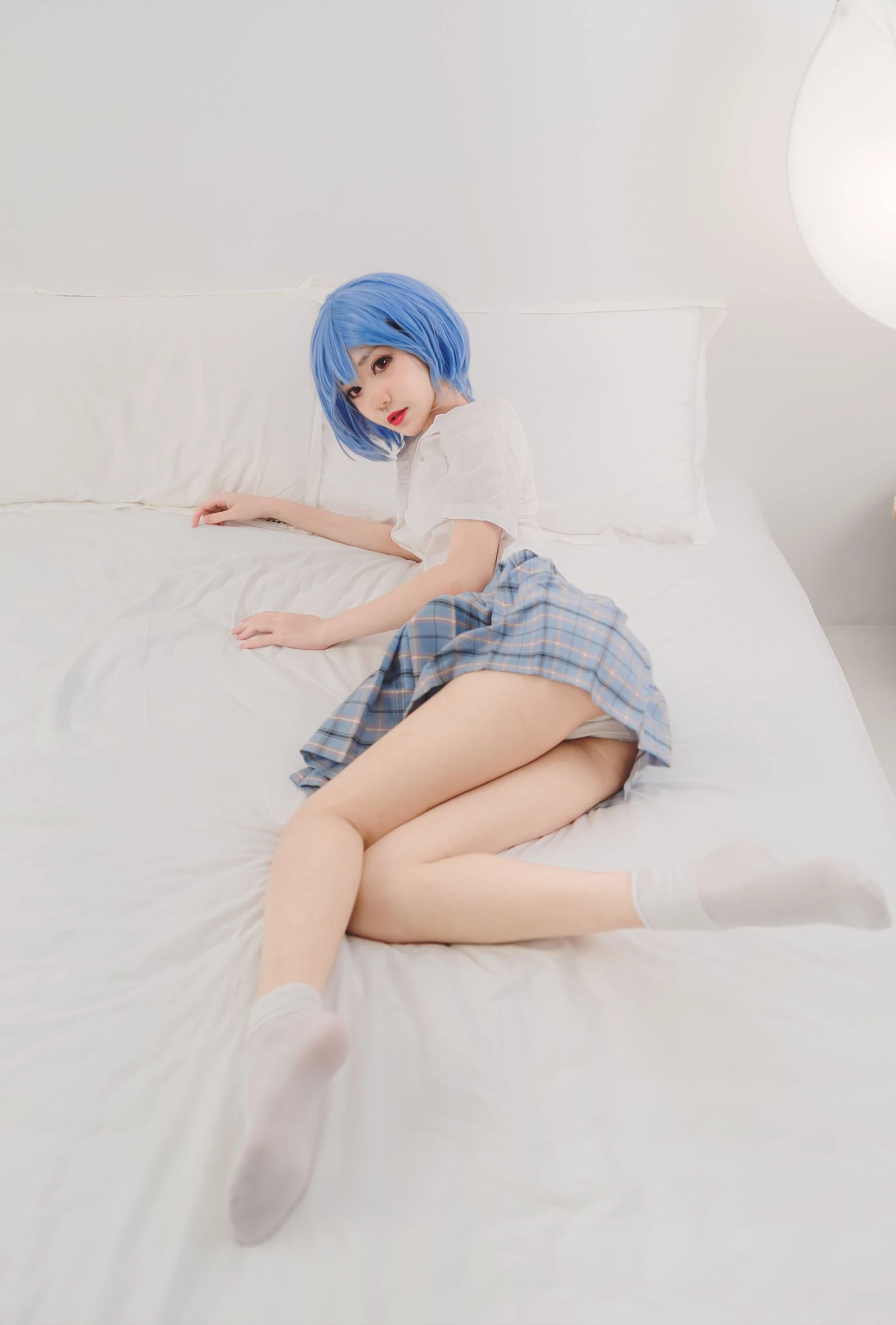 动漫博主南桃Momoko 绫波丽制服插图4