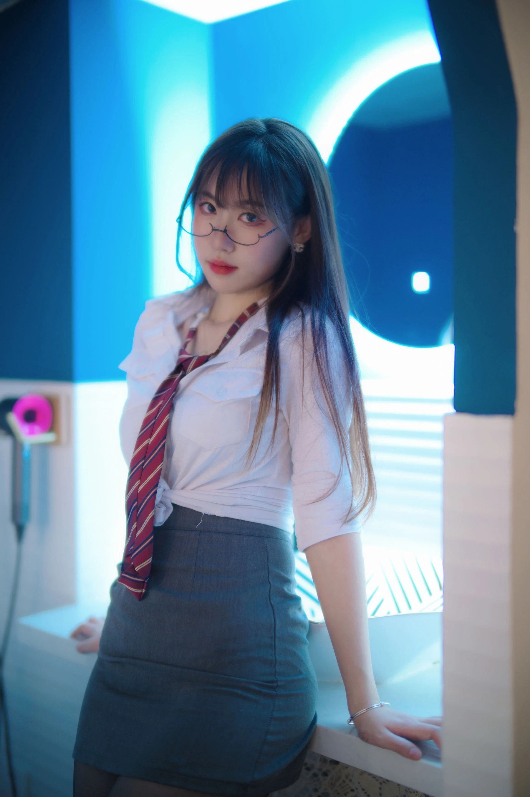陶可爱 – 制服诱惑 [58P]高清在线免费欣赏–微密图社-微密图社
