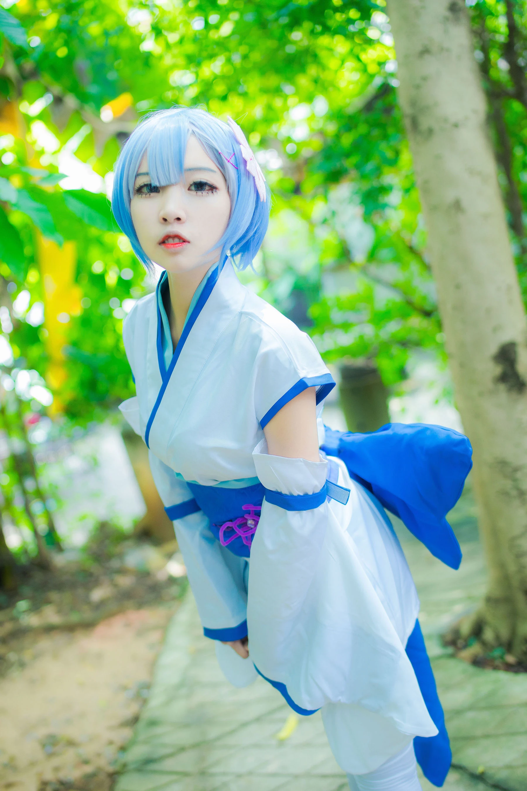人气Coser二佐Nisa – 蕾姆幼年插图8