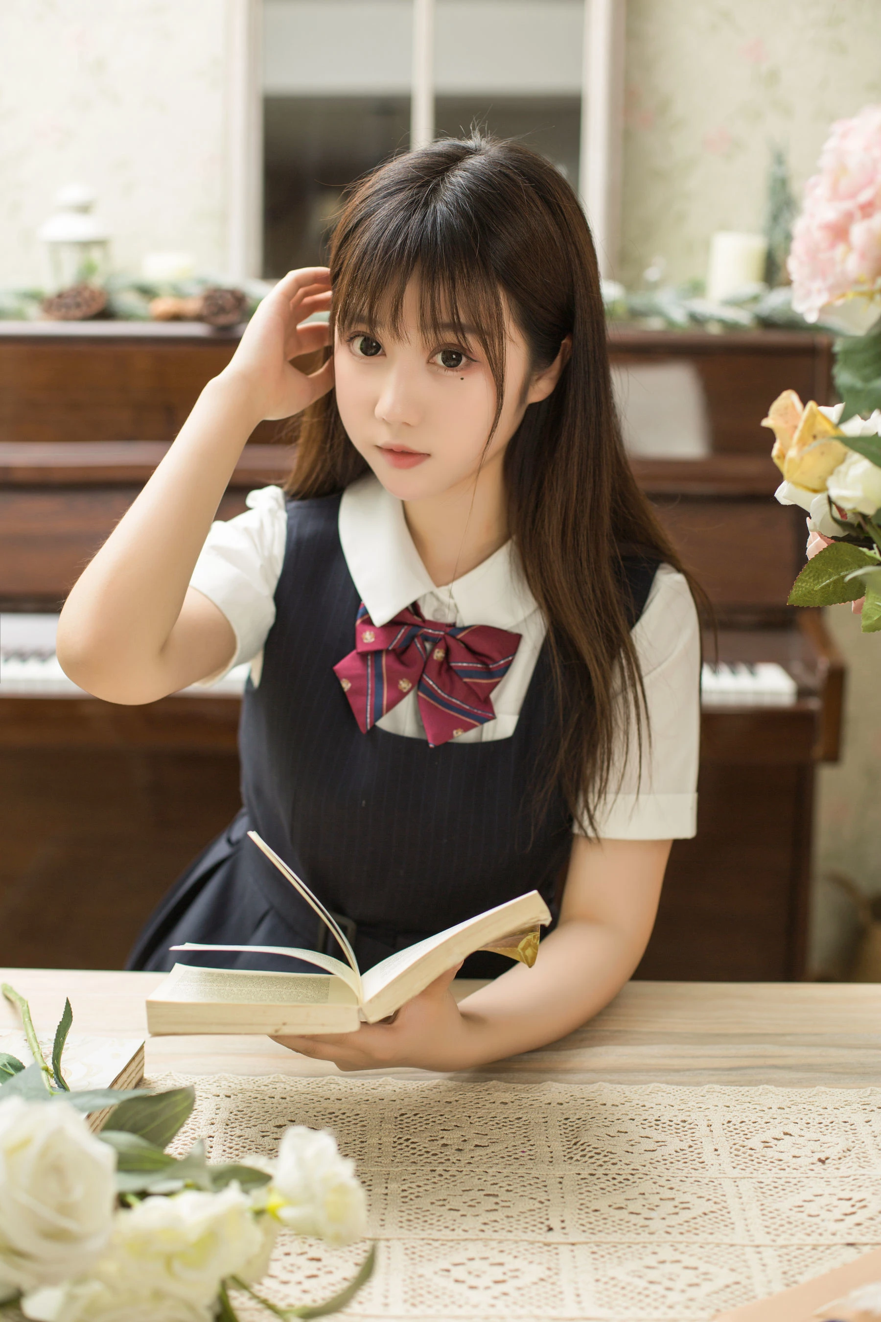 微博福利姬镜酱 – 不知梦 制服插图3