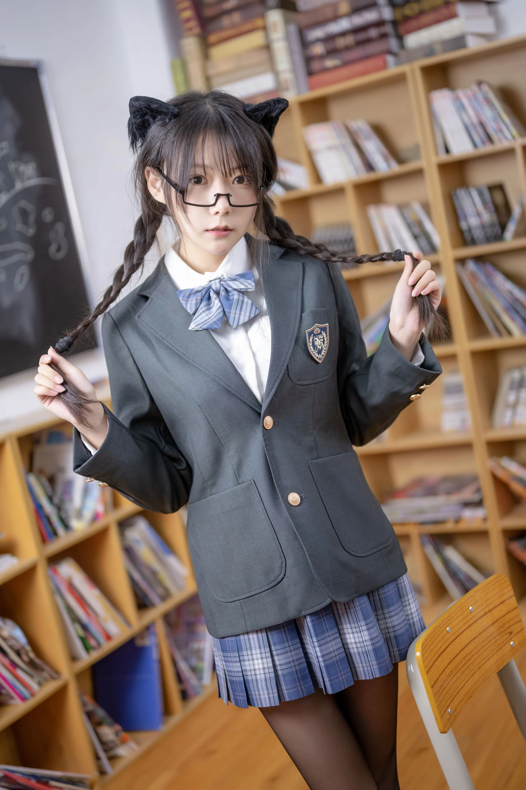 香草喵露露 – 小露乱撞 JK制服高清在线免费欣赏–微密图社-微密图社