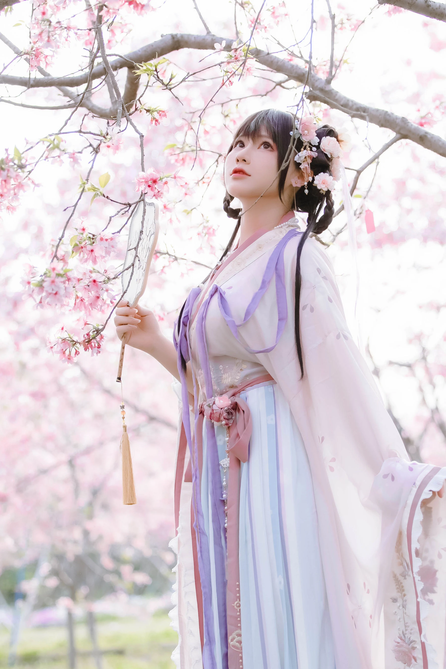 萌妹子Nyako喵子 – 樱花汉服 花神祈愿 [52P]插图3