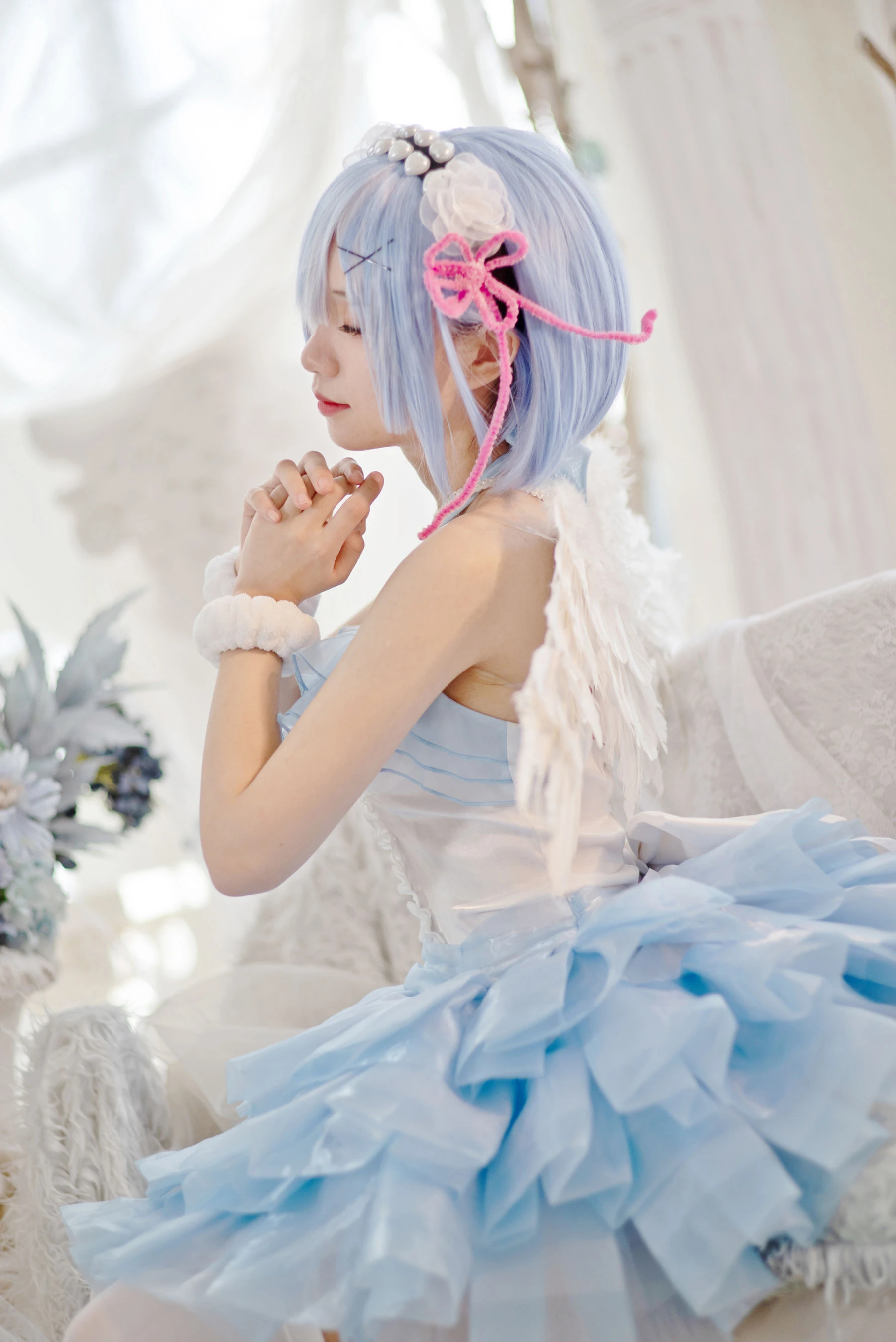 花柒Hana – 蕾姆天使插图6
