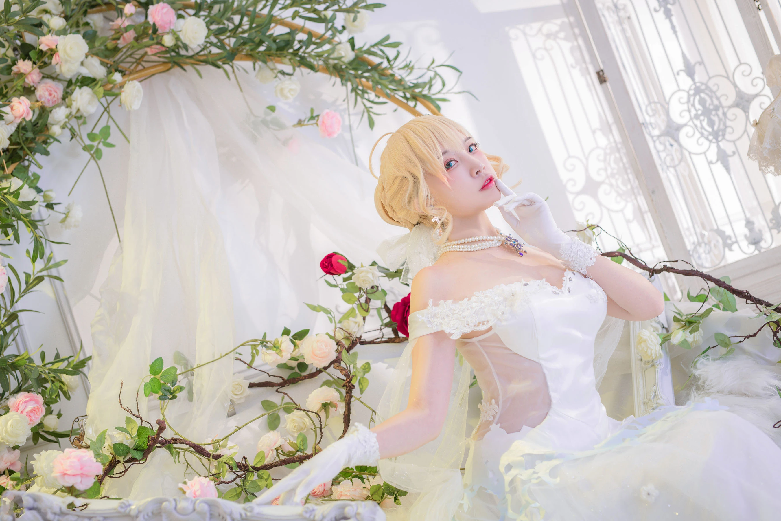 人气Coser二佐Nisa 花嫁插图1