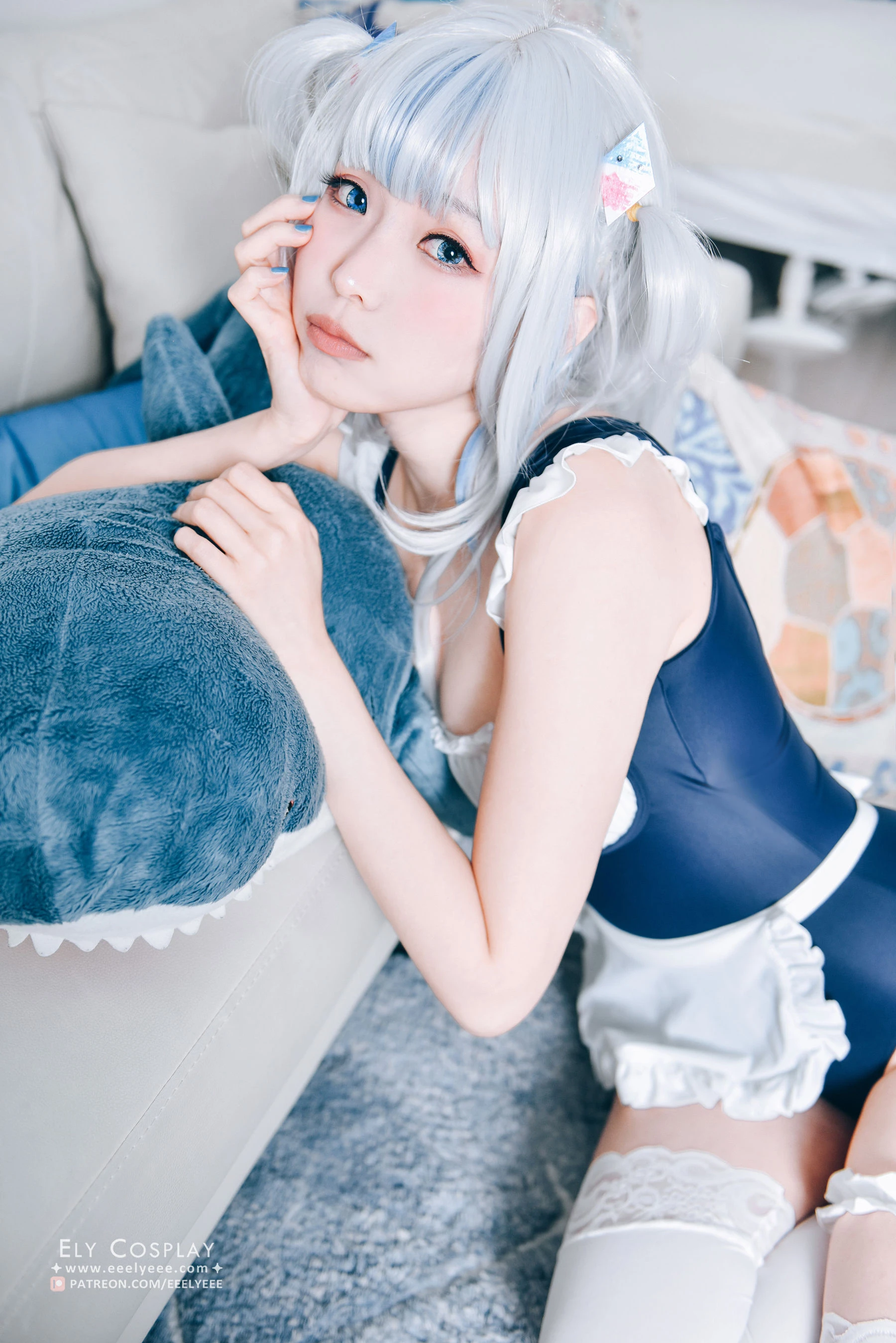 Ely_eee(ElyEE子) – 噶呜・古拉(小鲨鲨) 泳装插图6