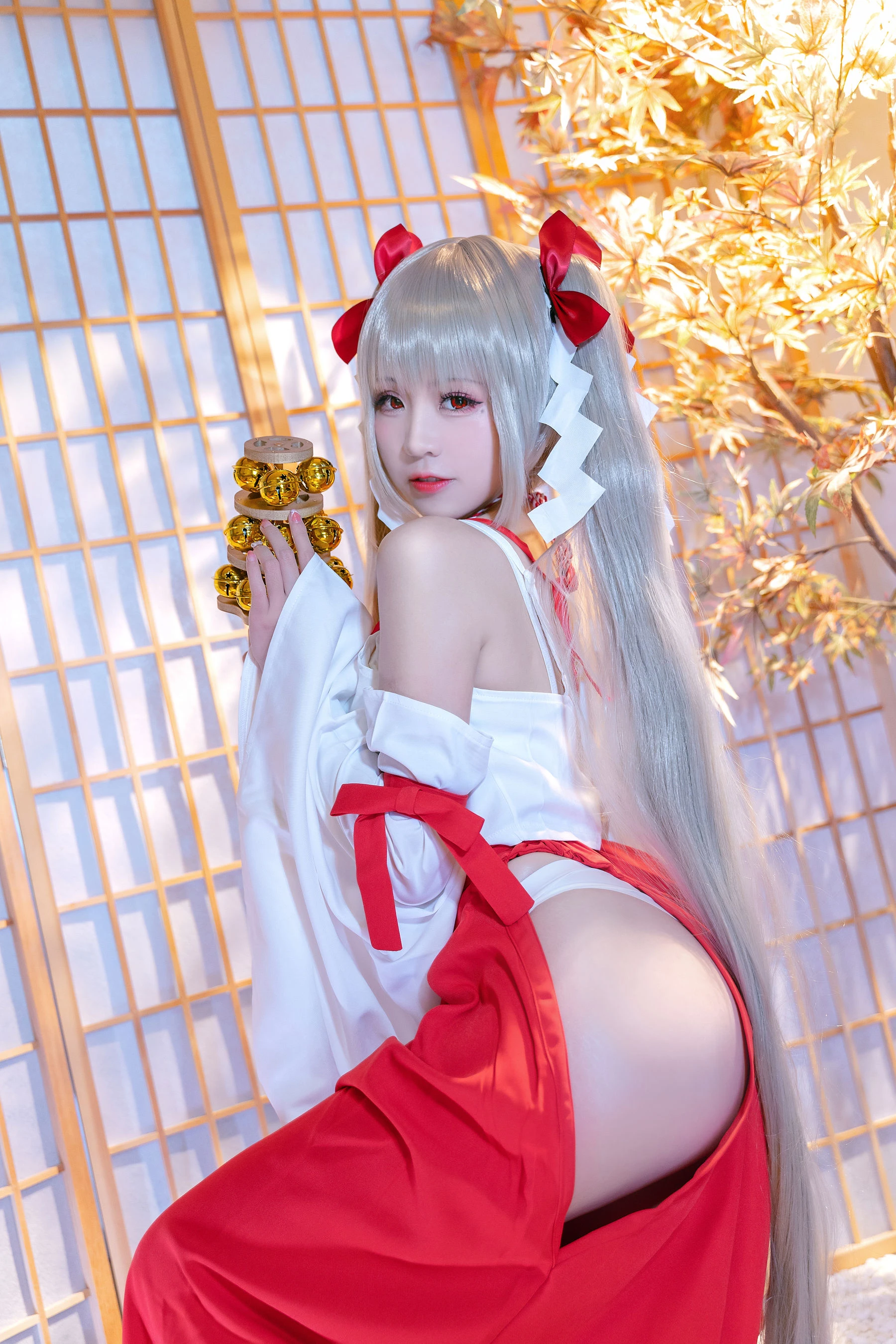 miko酱ww – 可畏巫女插图1