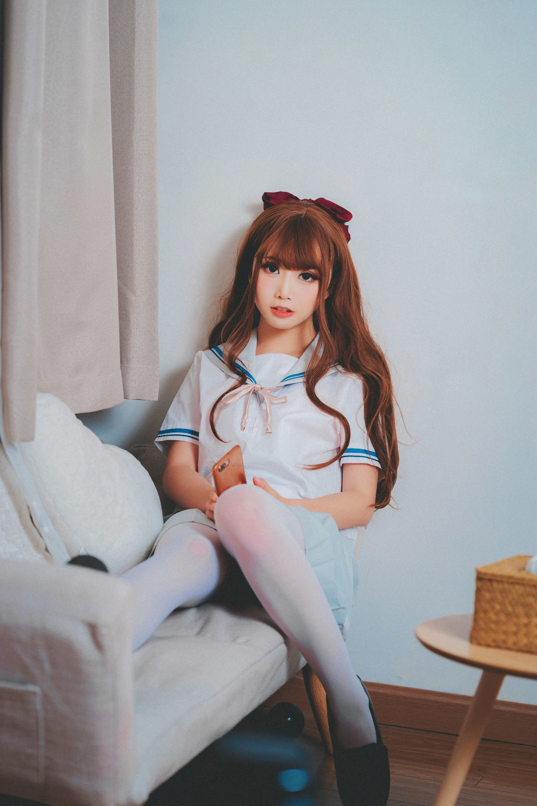 [萝莉COS] 面饼仙儿 – JK秀 [16P]插图2