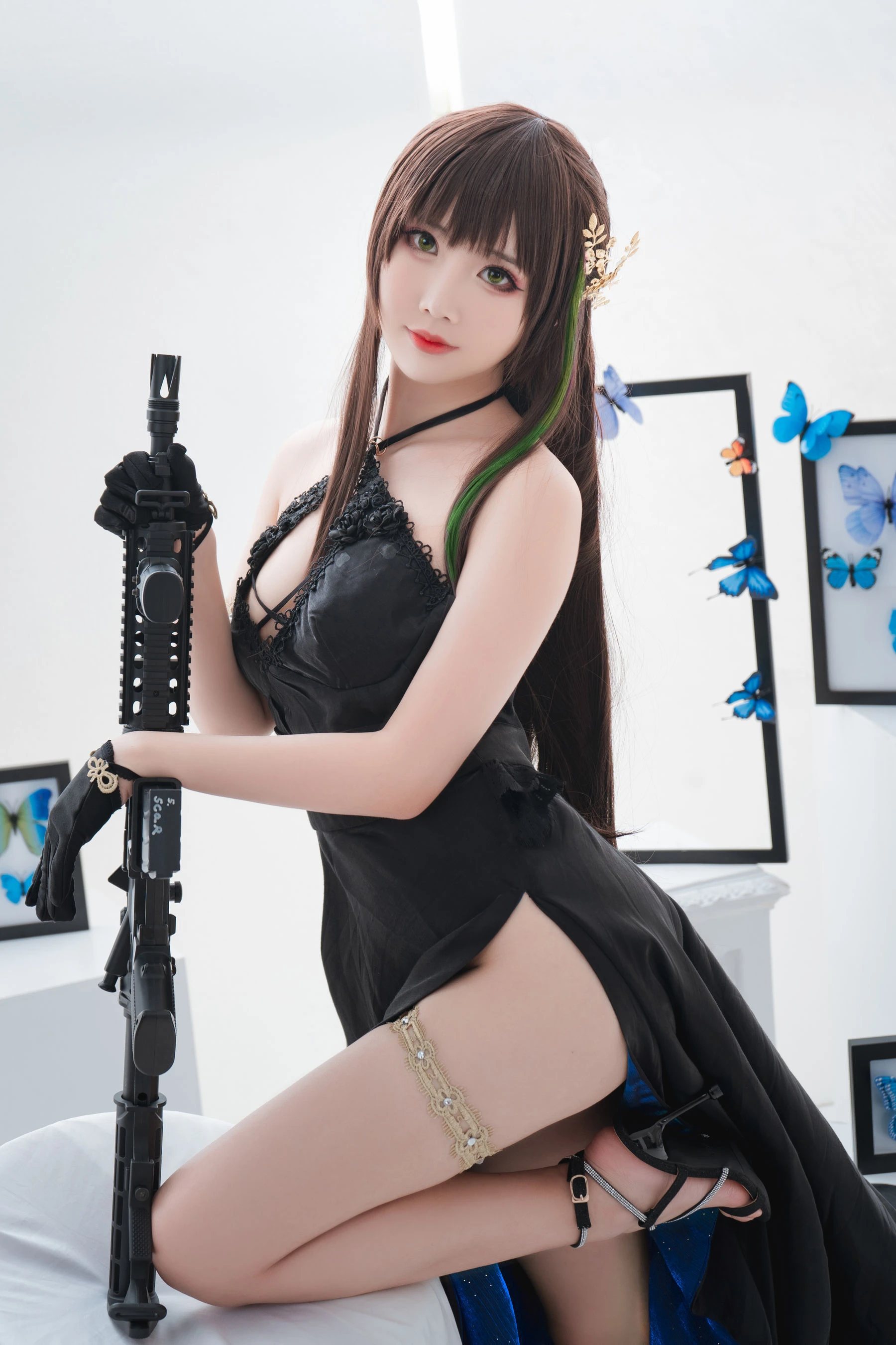 可爱人气Coser面饼仙儿 – M4A1插图3