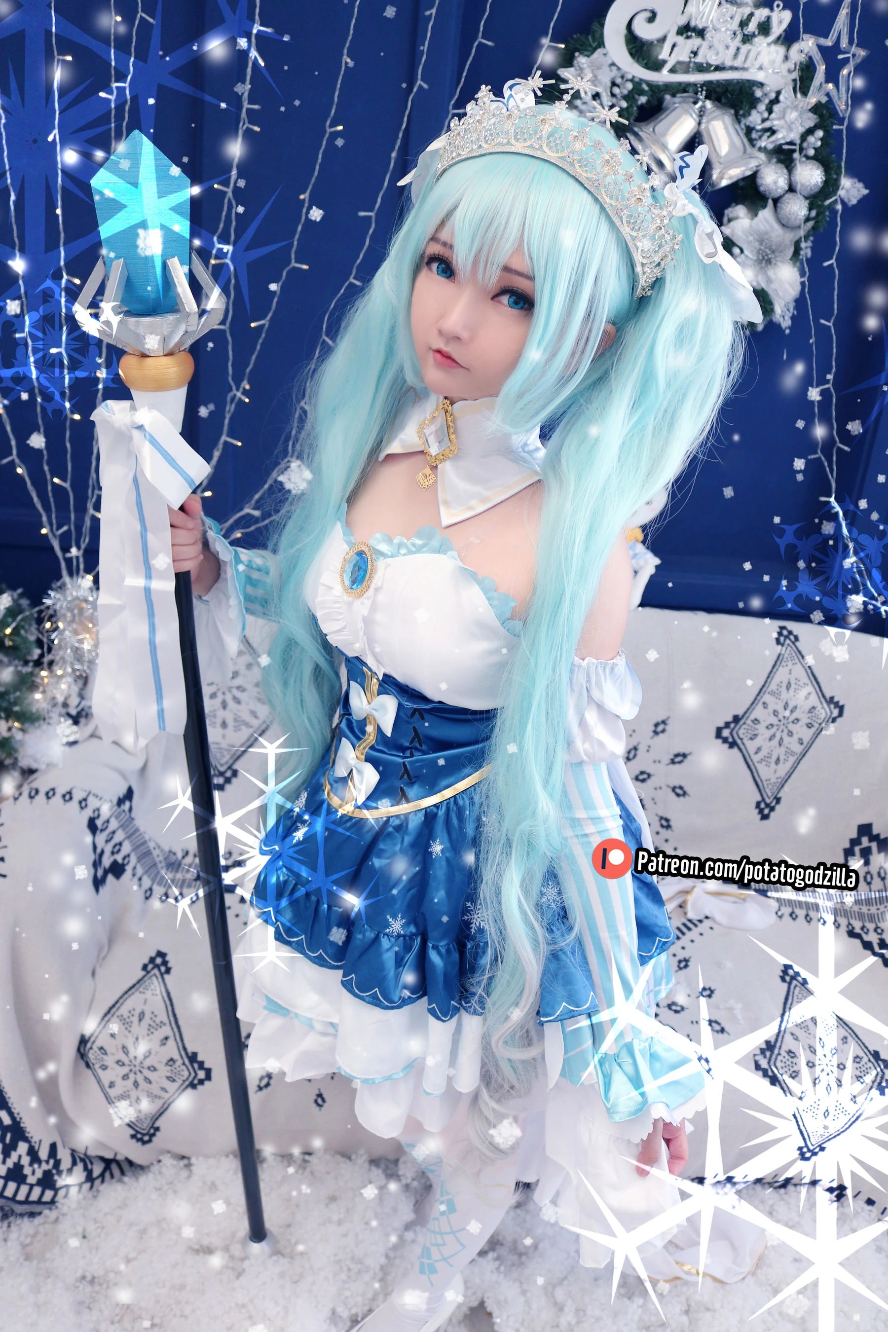 Coser小姐姐Potato Godzilla – Snow Miku [41P]高清在线免费欣赏–微密图社-微密图社