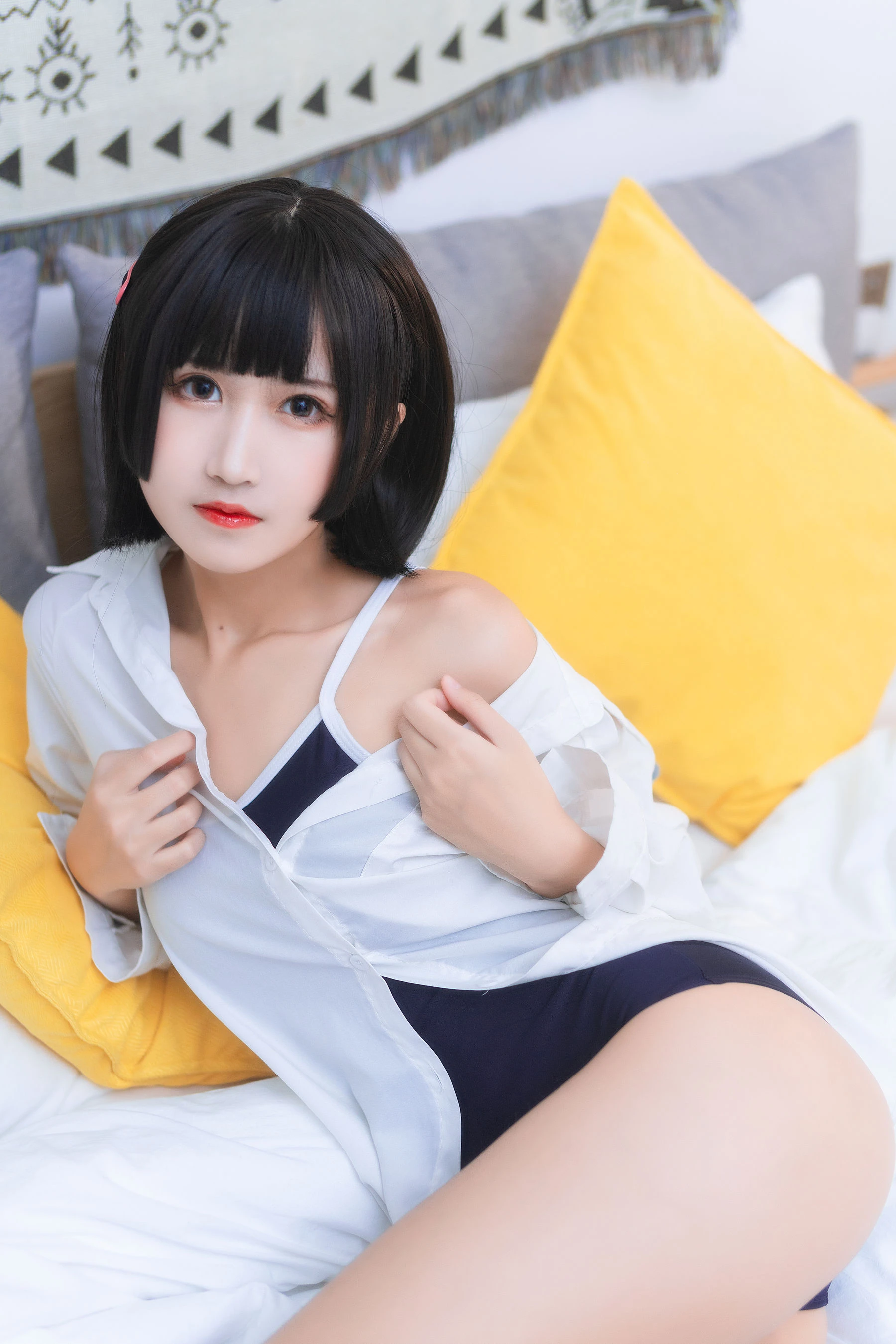 微博妹子三度_69 – 衬衫日常插图4