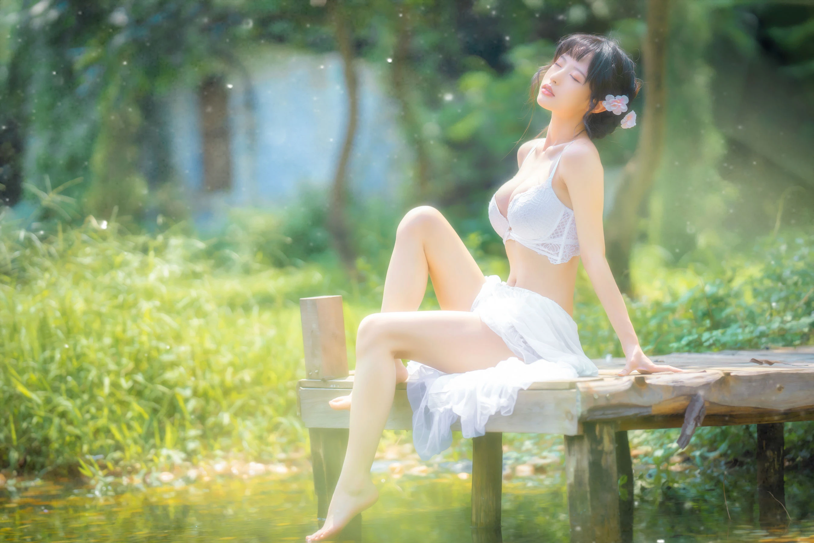 尤物清水由乃 – 蕾丝花园高清在线免费欣赏–微密图社-微密图社