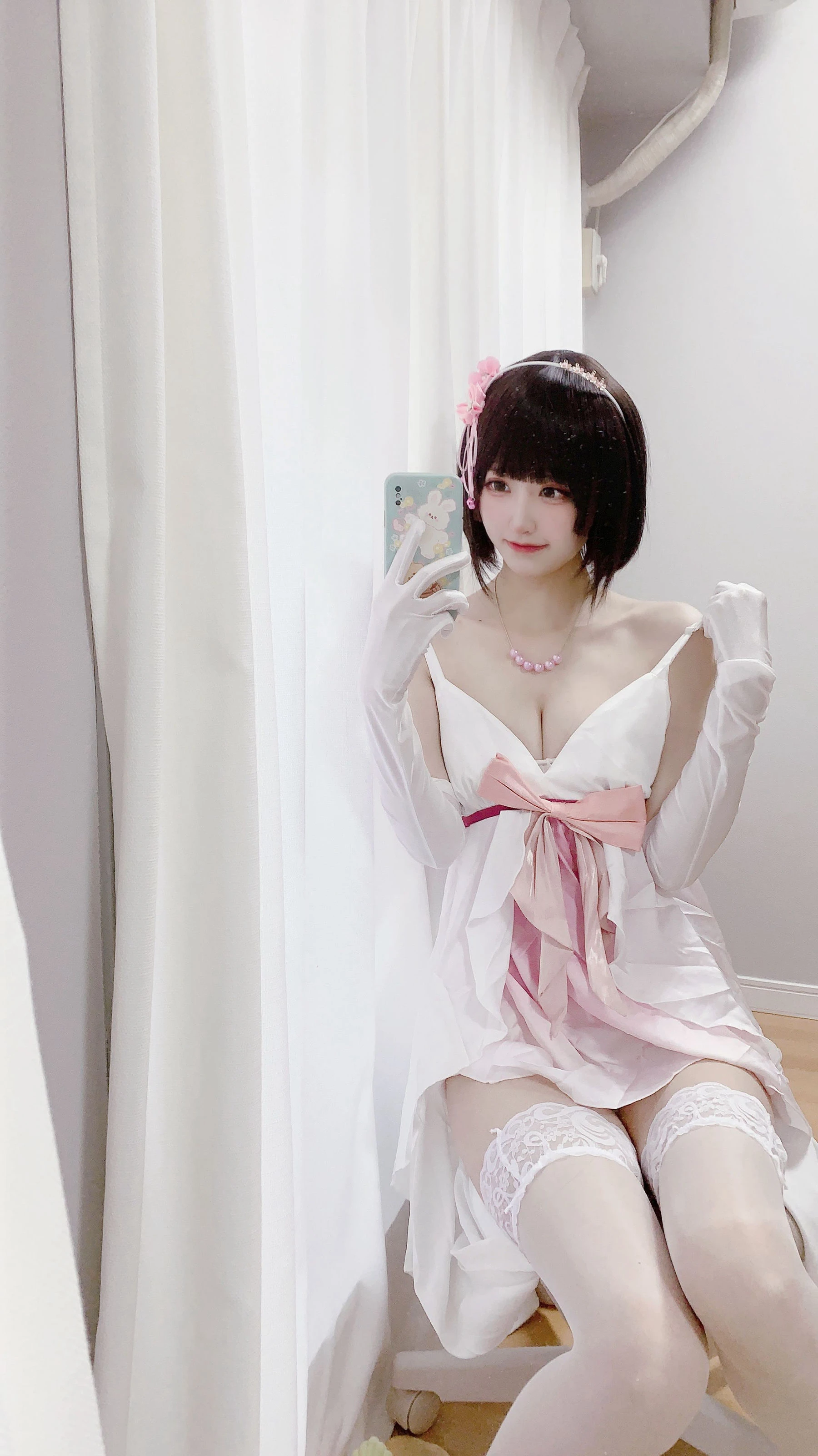 千阳(ちよ) – 加藤惠礼服cos插图8